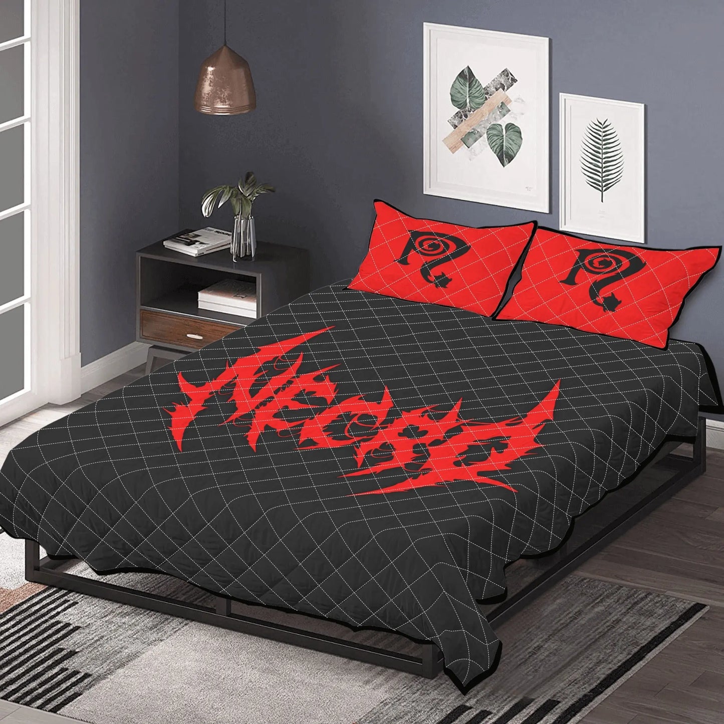 Necro - Quilt Bed Set NECRO SUPER STORE