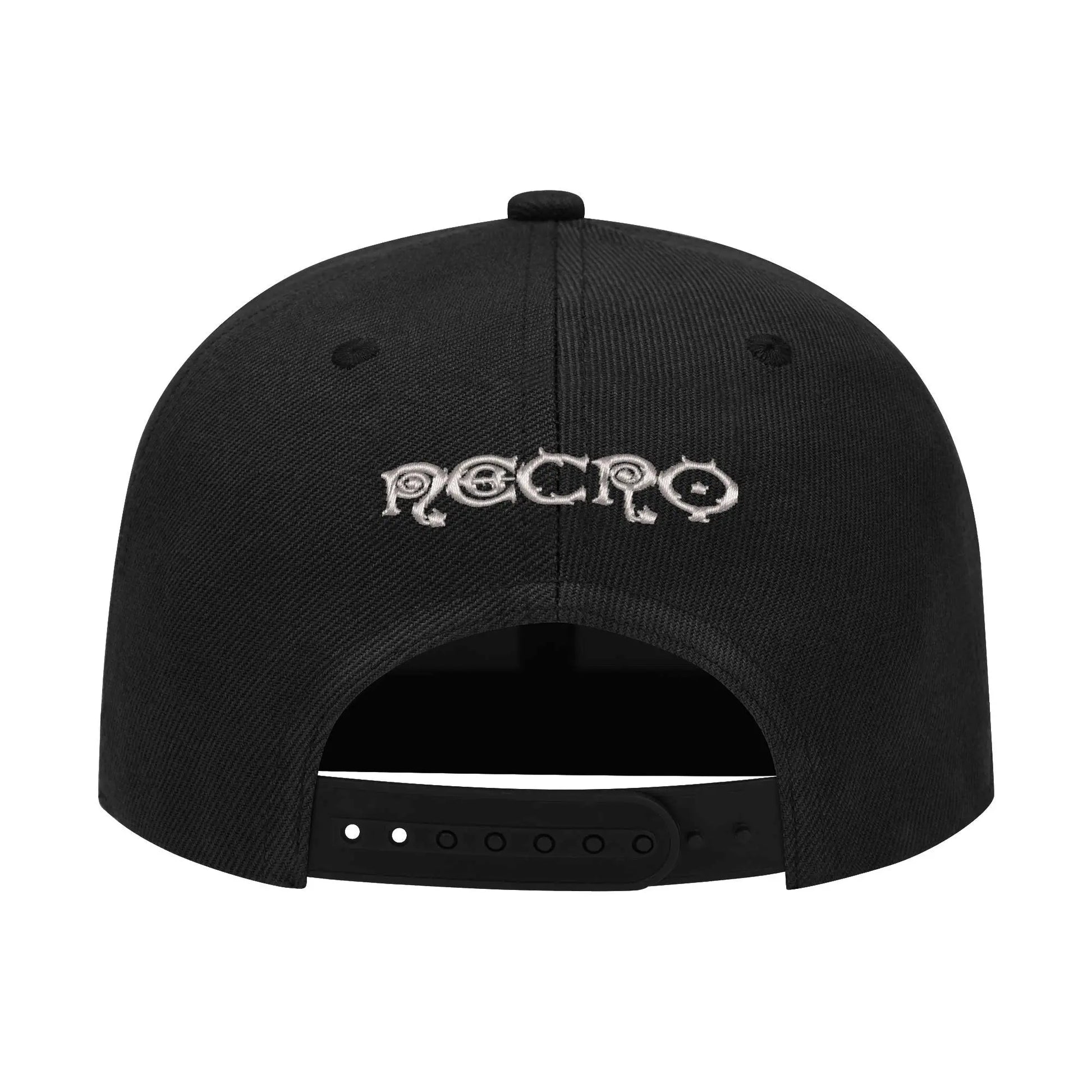 Necro - Silver N Symbol - Four Sides Embroidered Hip-Hop Hat NECRO SUPER STORE