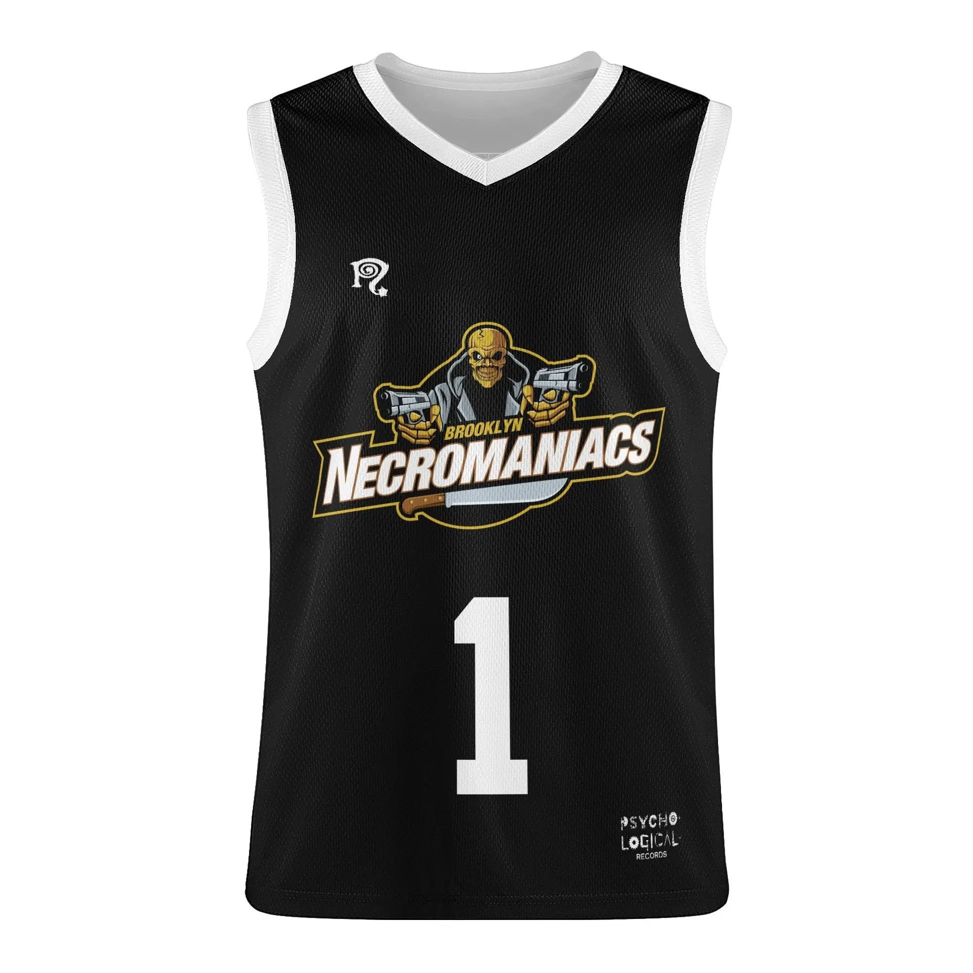 Necro - Brooklyn Necromaniacs Black - Mens All Over Printing Basketball Jersey NECRO SUPER STORE