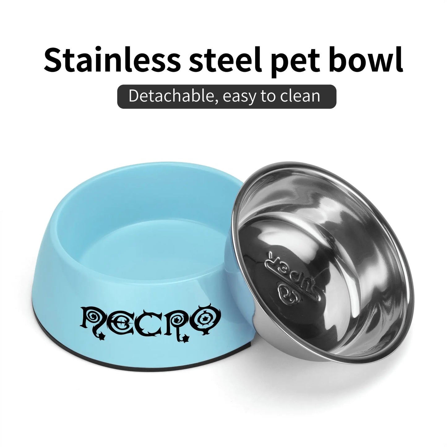 Necro - Logo - Pet Food Bowl NECRO SUPER STORE