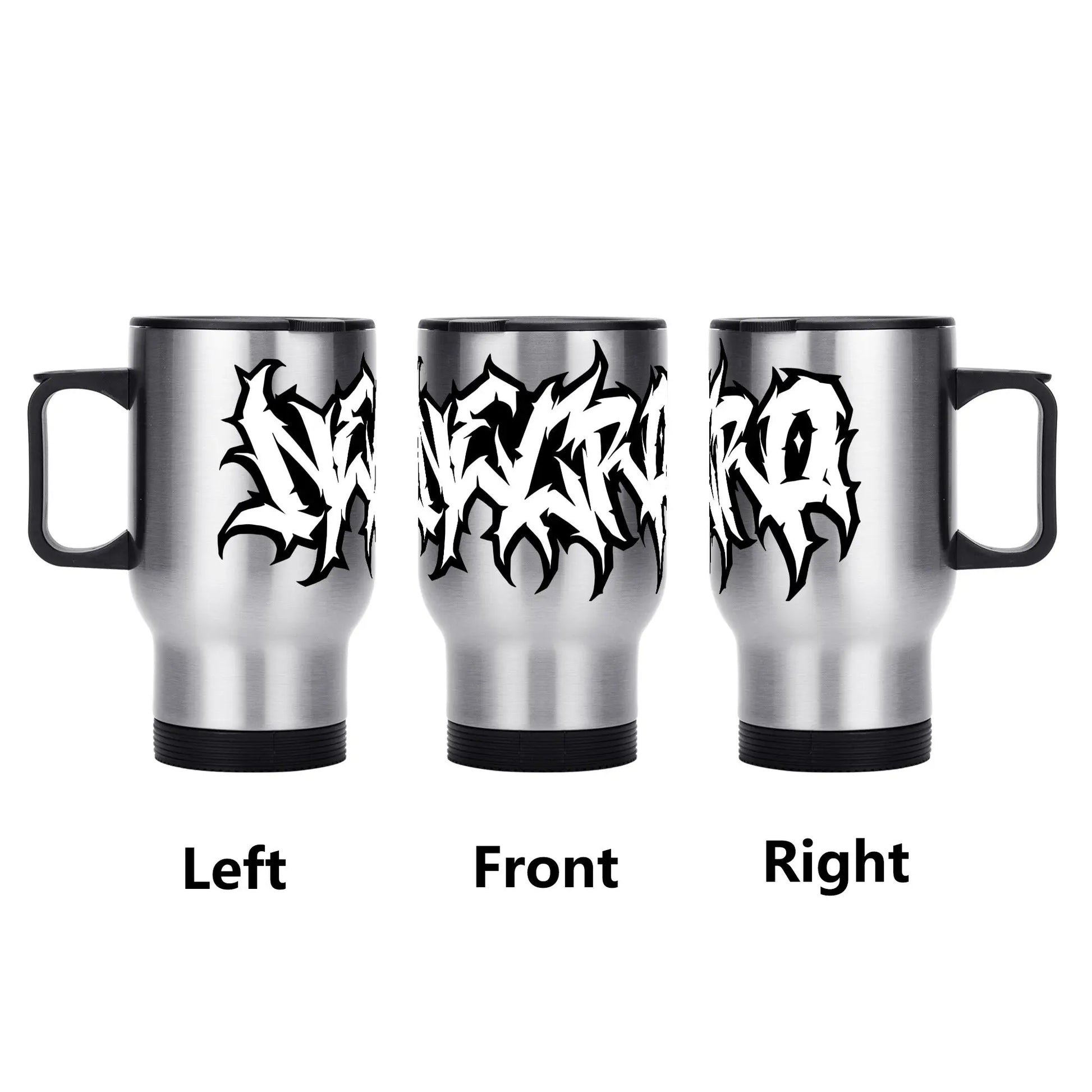 Necro - Graffiti Death Metal Logo - Travel Coffee Mug NECRO SUPER STORE