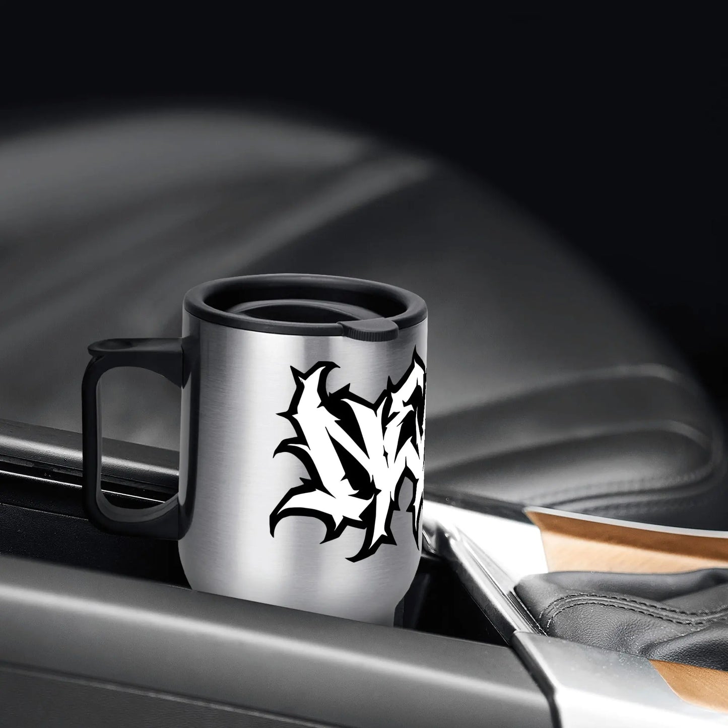 Necro - Graffiti Death Metal Logo - Travel Coffee Mug NECRO SUPER STORE