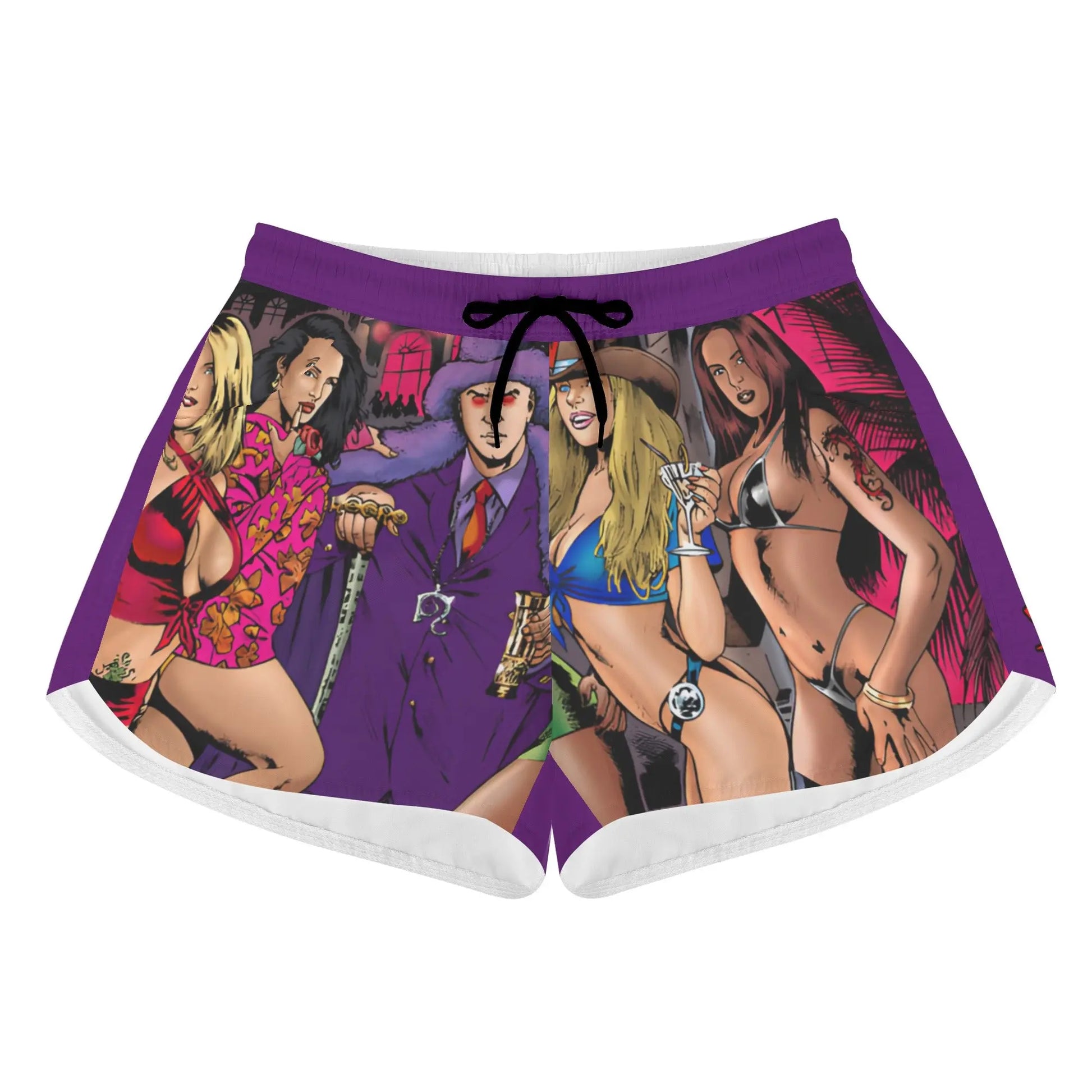 Necro - The Sexorcist - Womens All Over Print Casual Shorts NECRO SUPER STORE