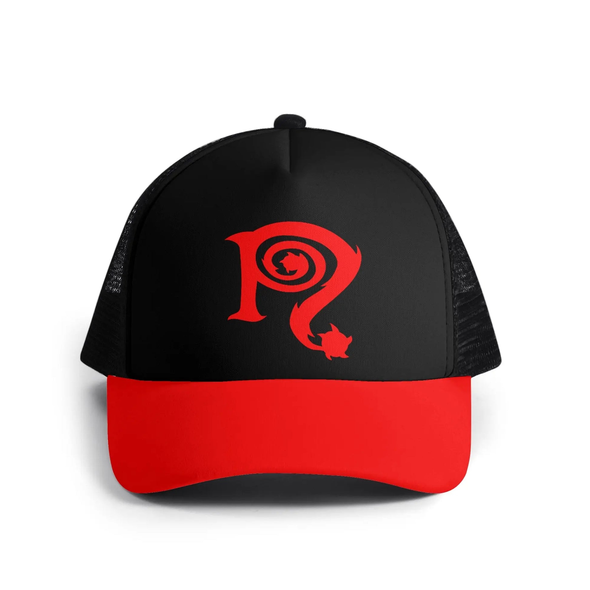 Necro - Red N Symbol - Kids Front Printing Mesh Baseball Cap NECRO SUPER STORE