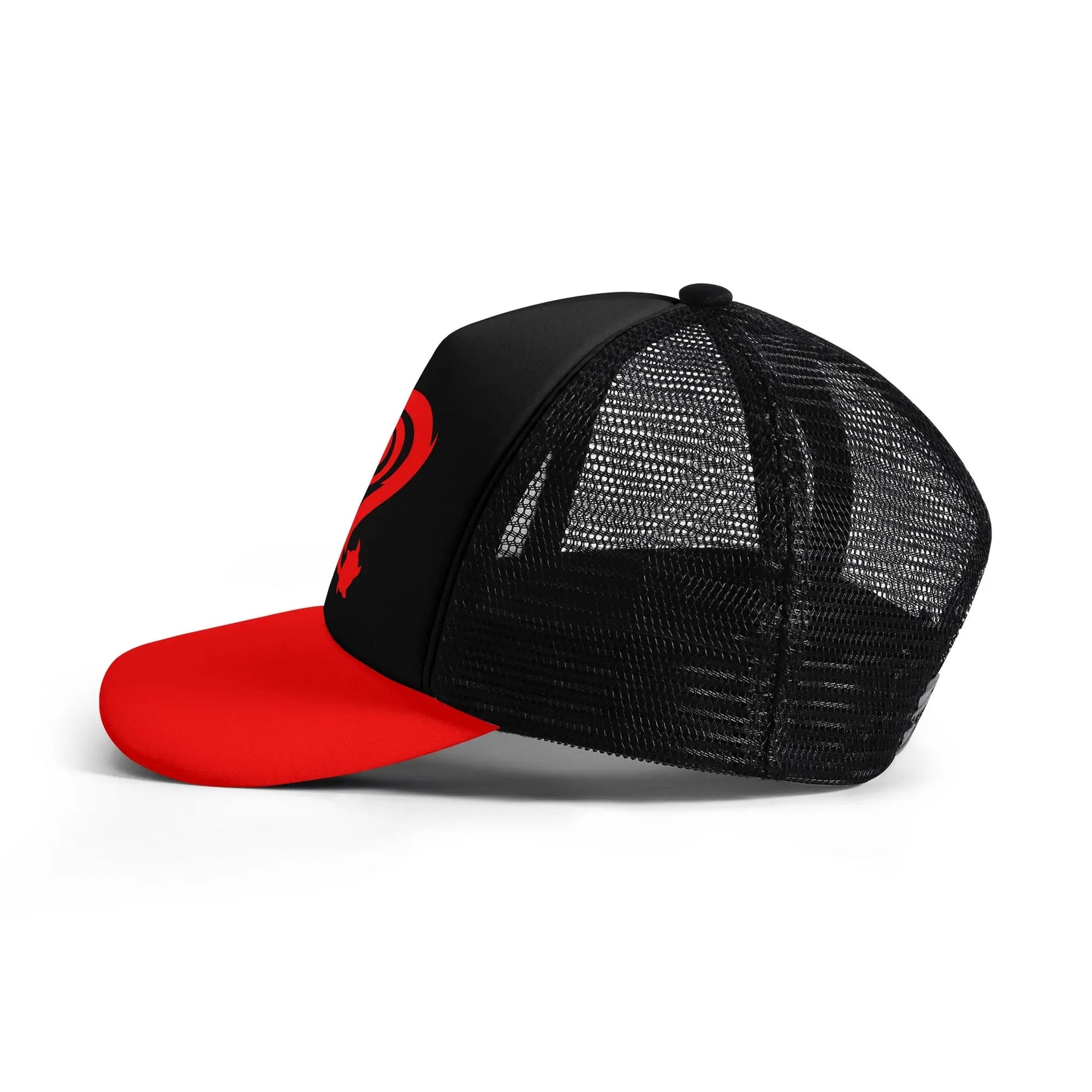 Necro - Red N Symbol - Kids Front Printing Mesh Baseball Cap NECRO SUPER STORE