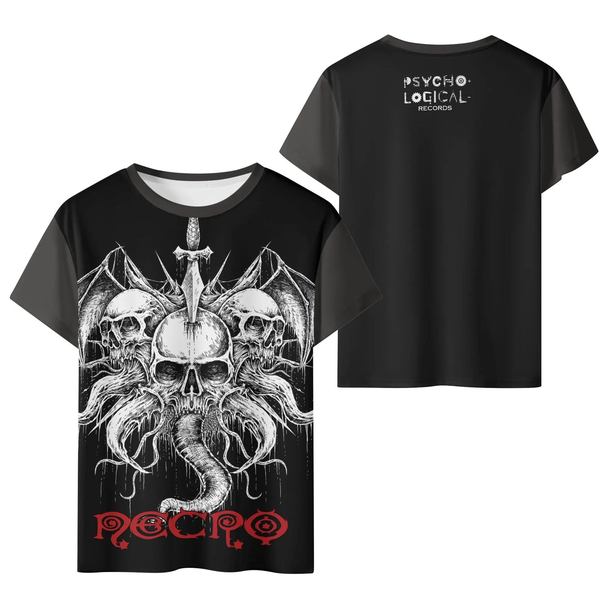 Necro - Evil - Kids All Over Print Short Sleeve T-Shirt NECRO SUPER STORE