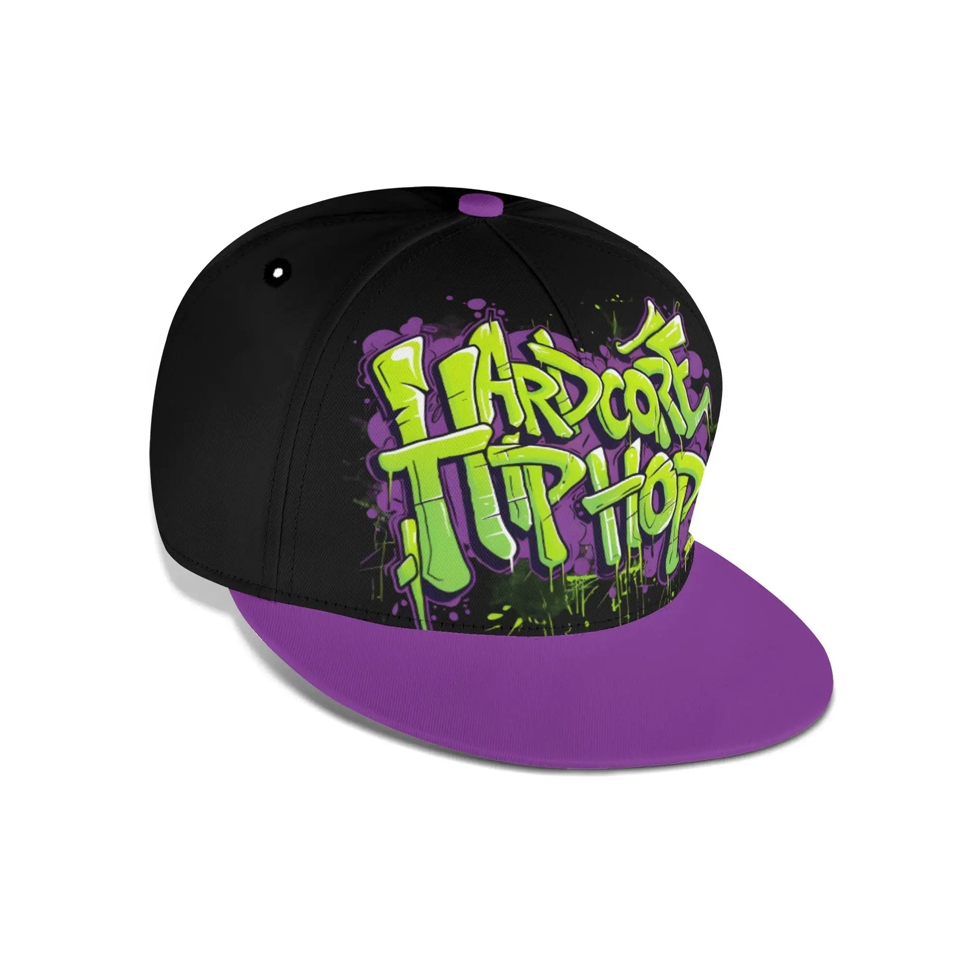 Hardcore Hiphop - Green Graffiti Bones - Snapback - NECRO SUPER STORE