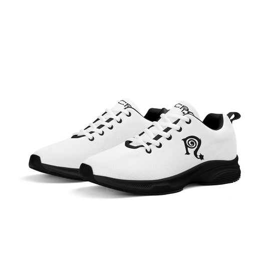 Necro - N Symbol - Blk/White - Lightweight Walking Running Shoes popcustoms