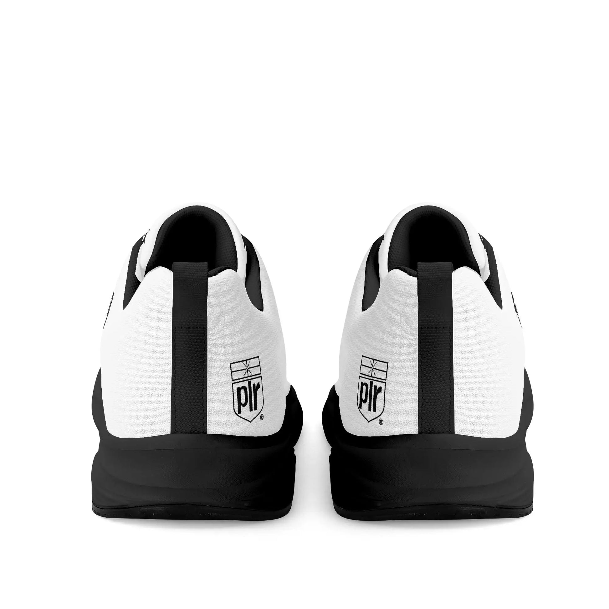 Necro - N Symbol - Blk/White - Lightweight Walking Running Shoes popcustoms