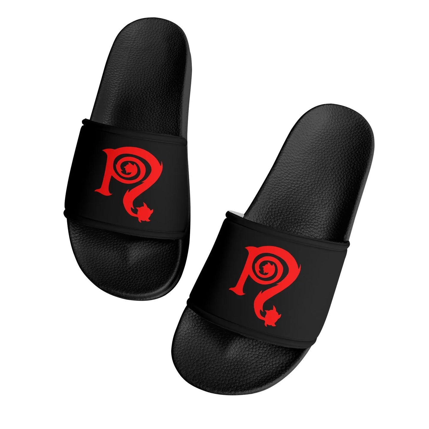 Necro - Red N Symbol - Black Slides popcustoms