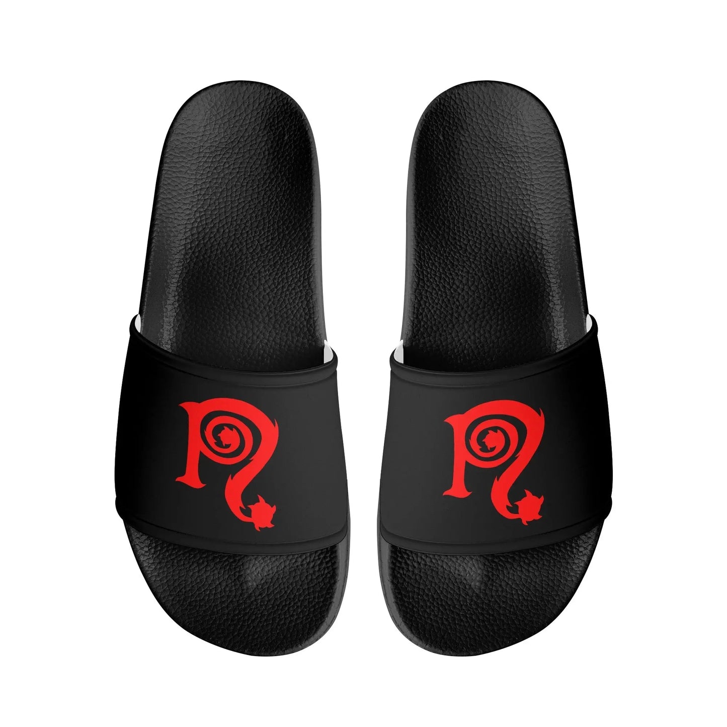 Necro - Red N Symbol - Black Slides popcustoms