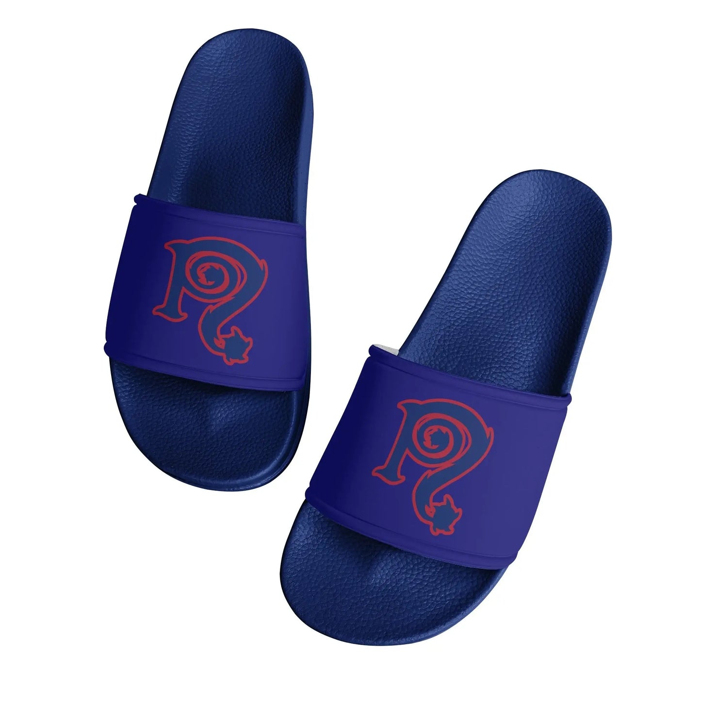 Necro - Navy/Burgundy N Symbol - Slides popcustoms