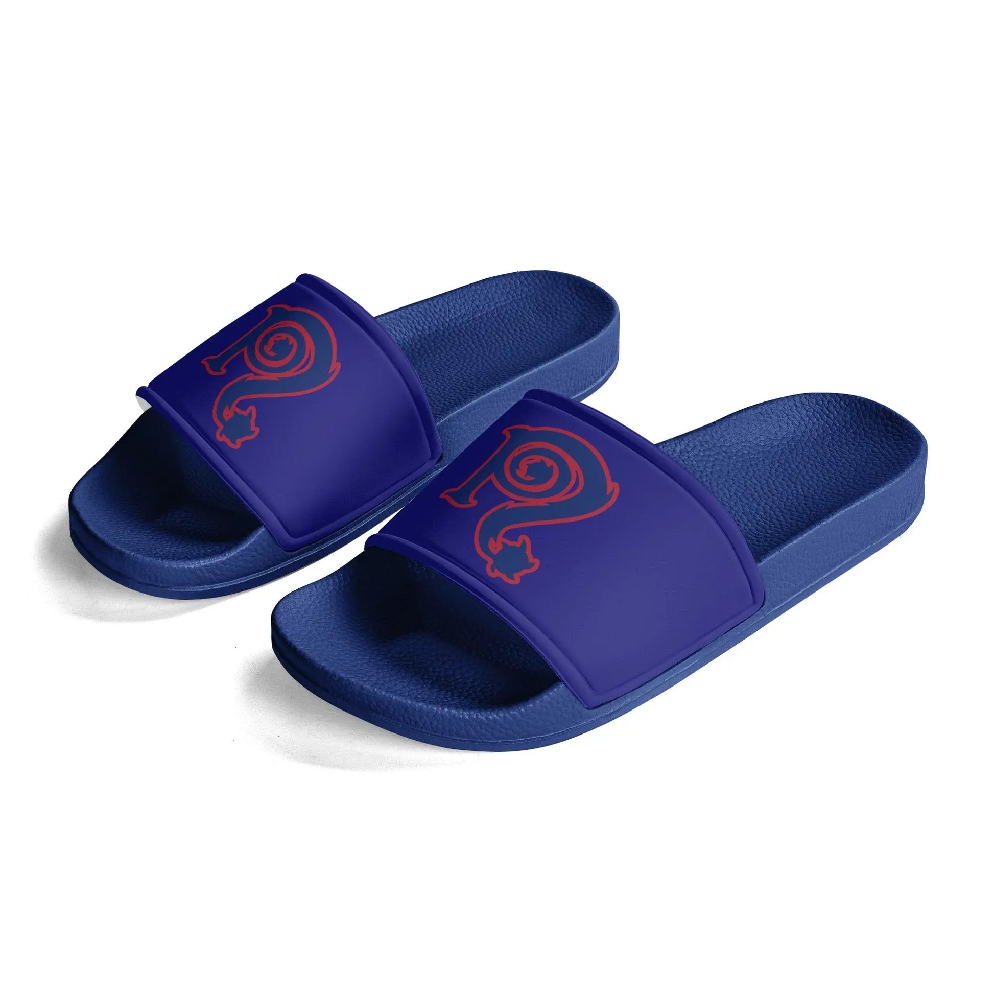 Necro - Navy/Burgundy N Symbol - Slides popcustoms