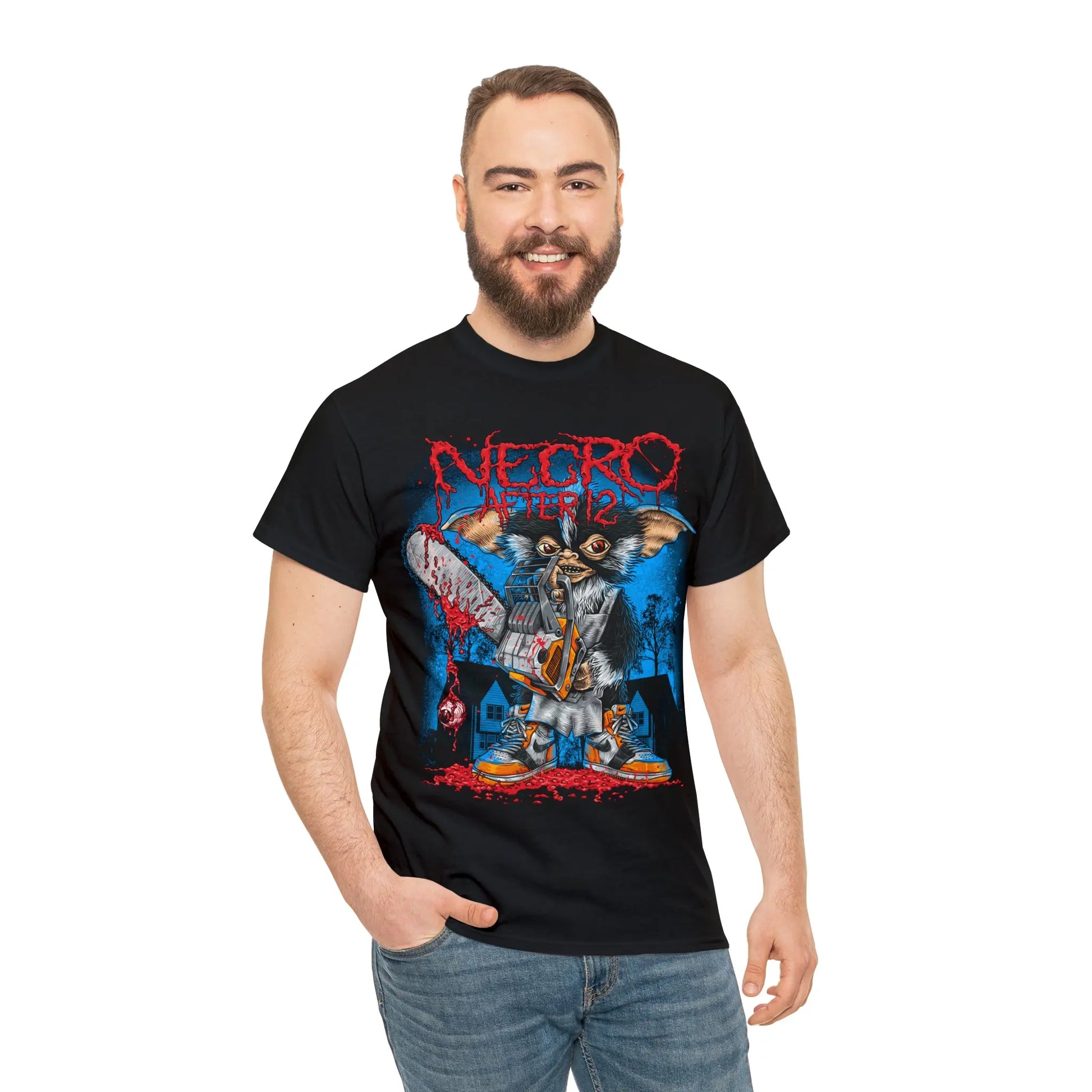 Necro - Evil Gizmo - Heavy Cotton Tee - Gilden 5000 - NECRO SUPER STORE