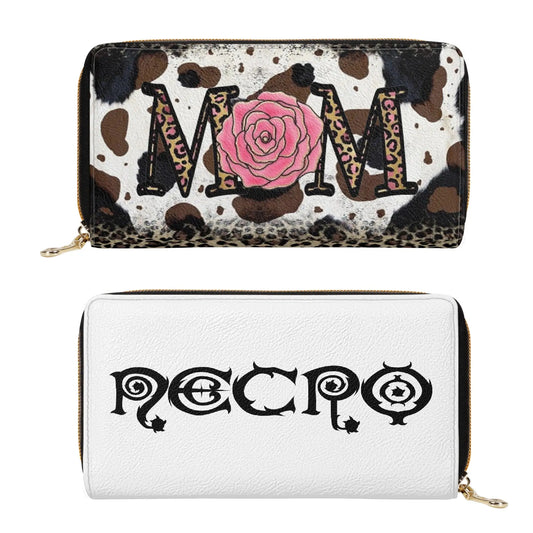 Necro - MOM - Leather Zipper Wallet popcustoms