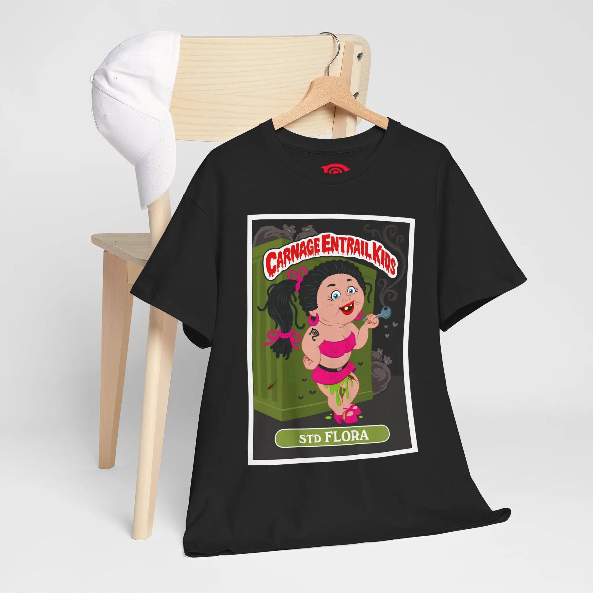 Carnage Entrail Kids - STD Flora - Heavy Cotton Tee - Gilden 5000 Printify