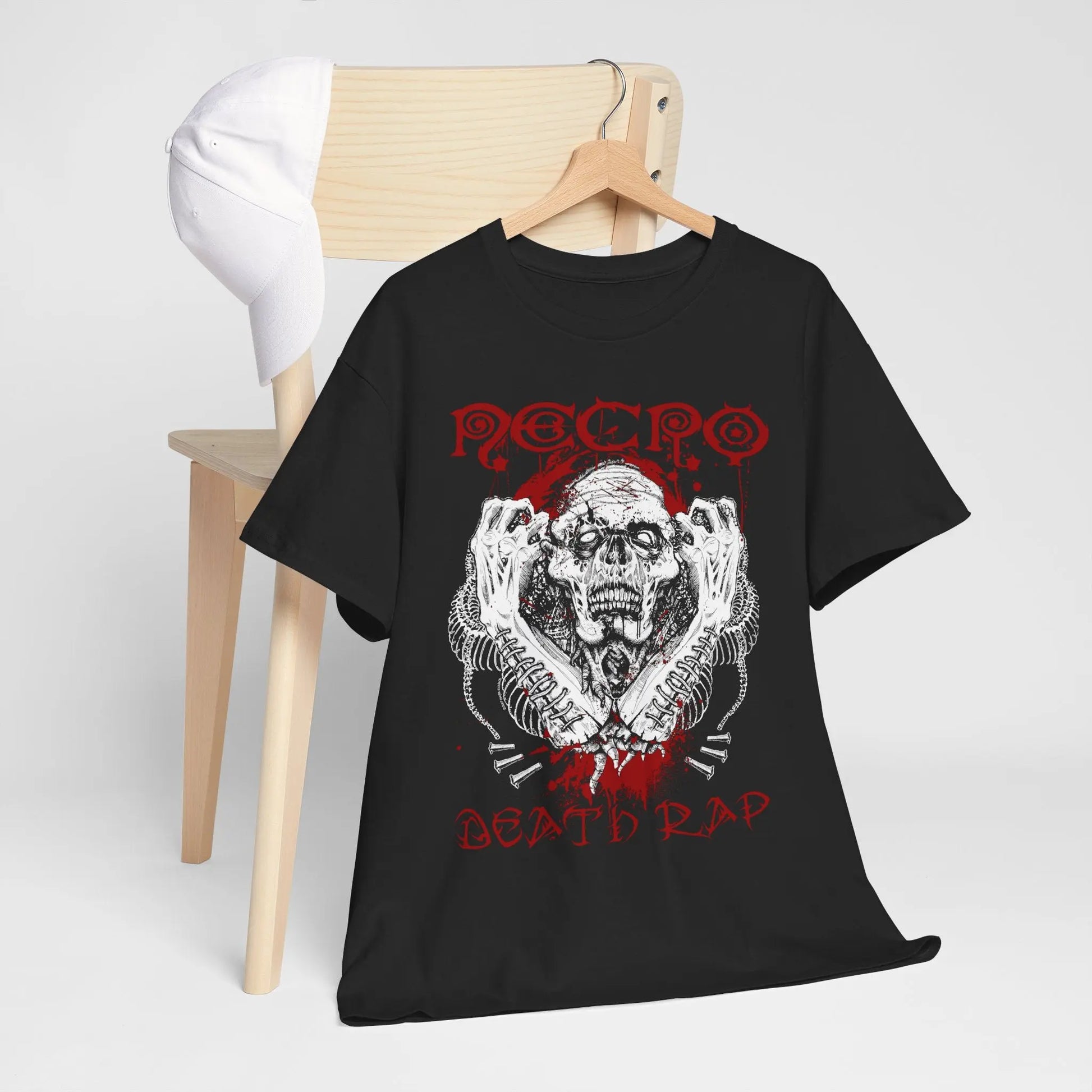 Necro - Death Rap - Heavy Cotton Tee - Gilden 5000 Printify