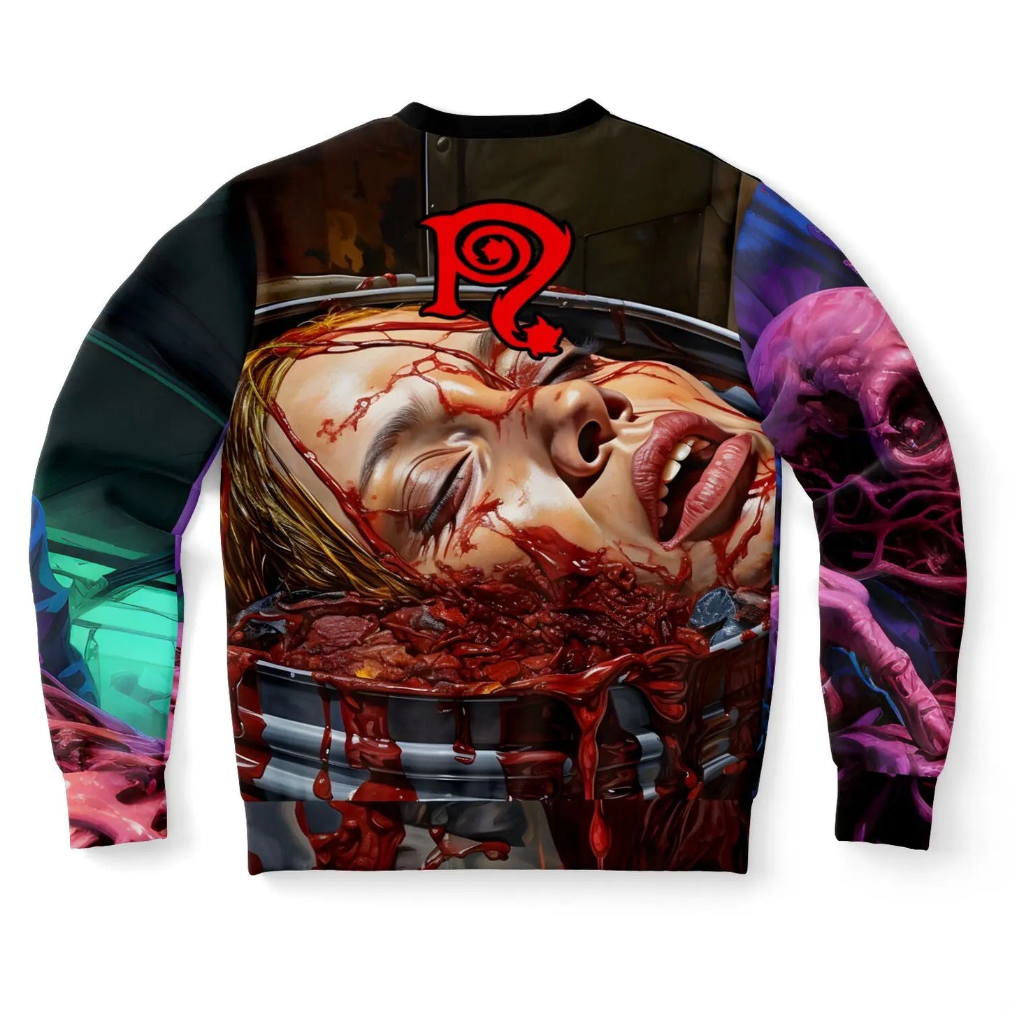 Necro - Dead Body Disposal - Athletic Sweatshirt - AOP NECRO SUPER STORE