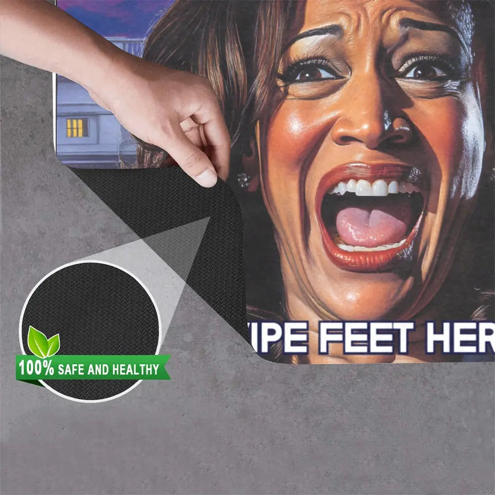 Kamala Harris - Doormat 24"x16" (Rubber) Inkedjoy