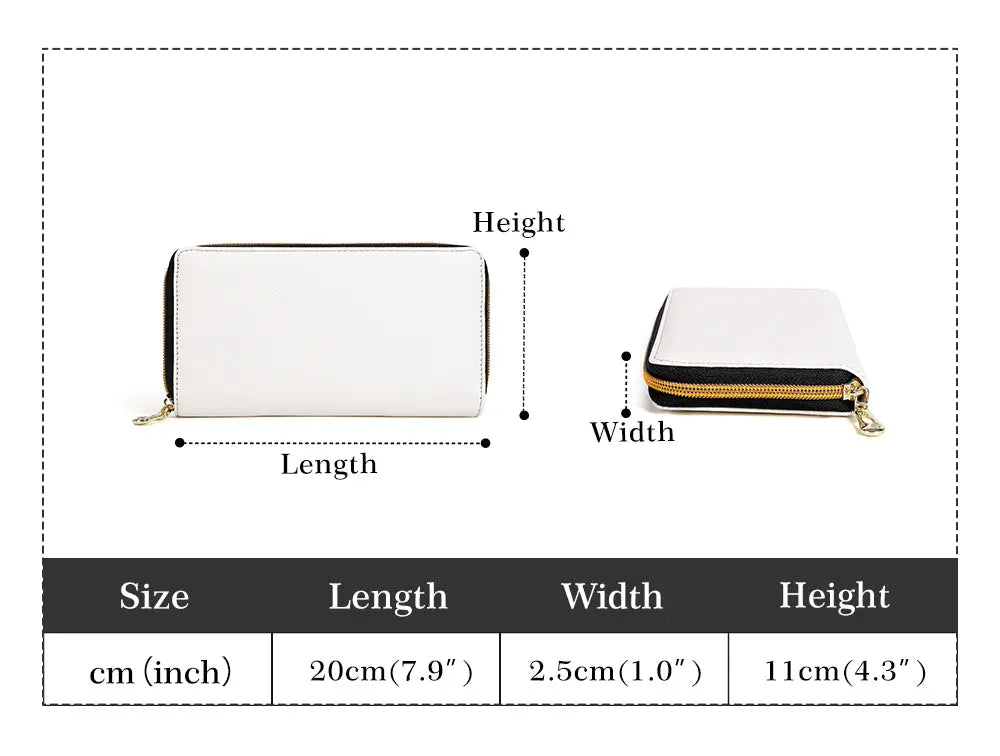 Necro - MOM - Leather Zipper Wallet popcustoms