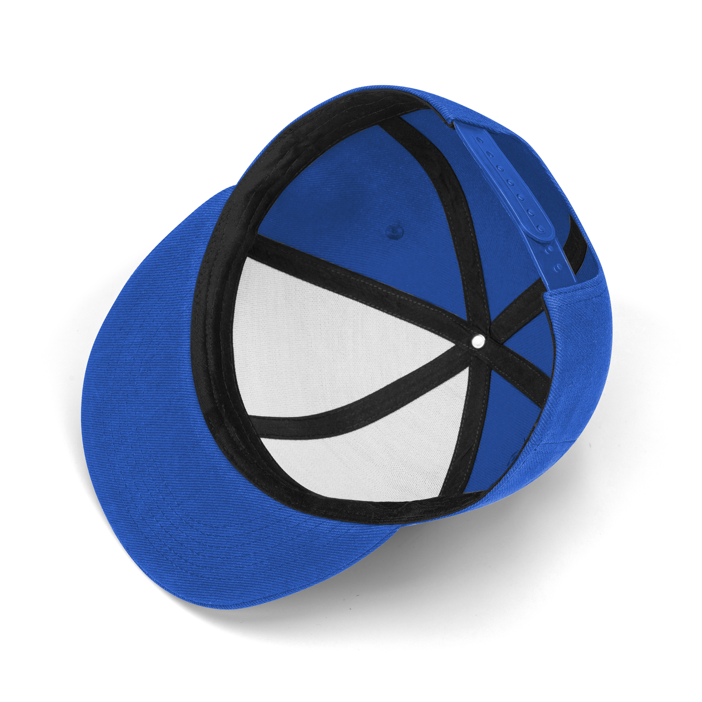 Necro - White/Orange N Symbol on Blue - Four Sides Embroidered Hip-Hop Hat