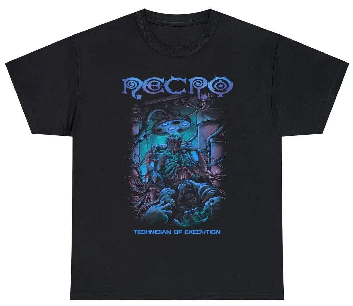 Necro - Technician Of Execution - Heavy Cotton Tee - Gilden 5000 NECRO SUPER STORE
