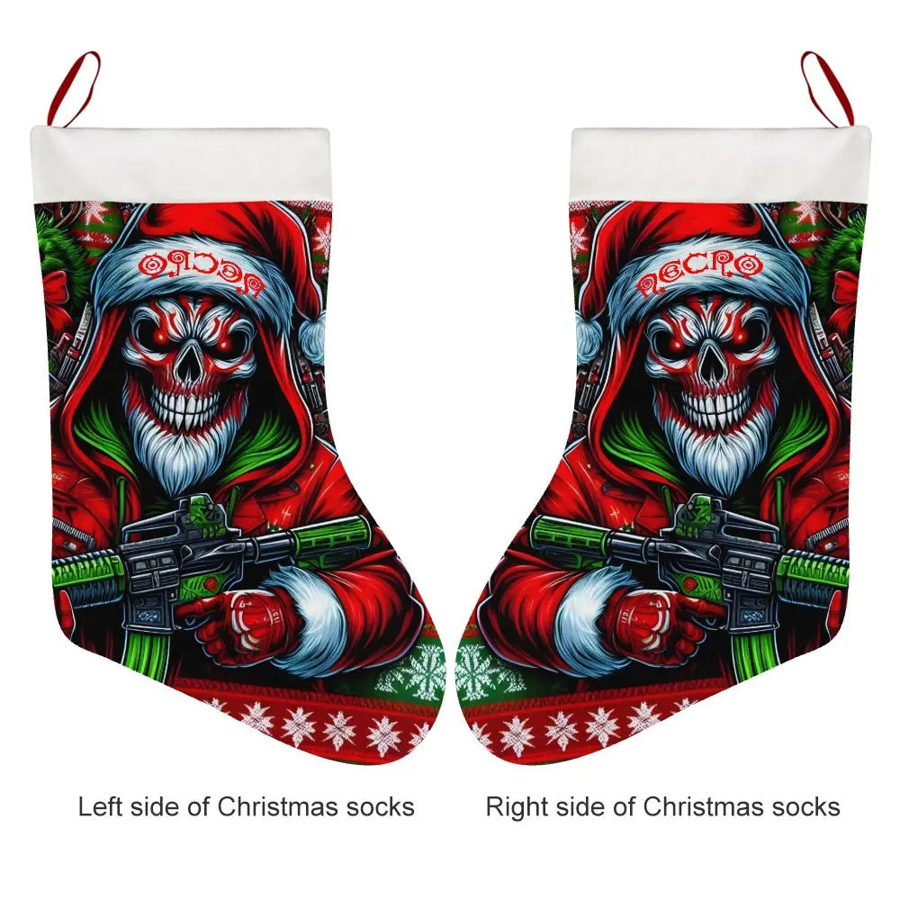 Evil Santa - Christmas socks Inkedjoy