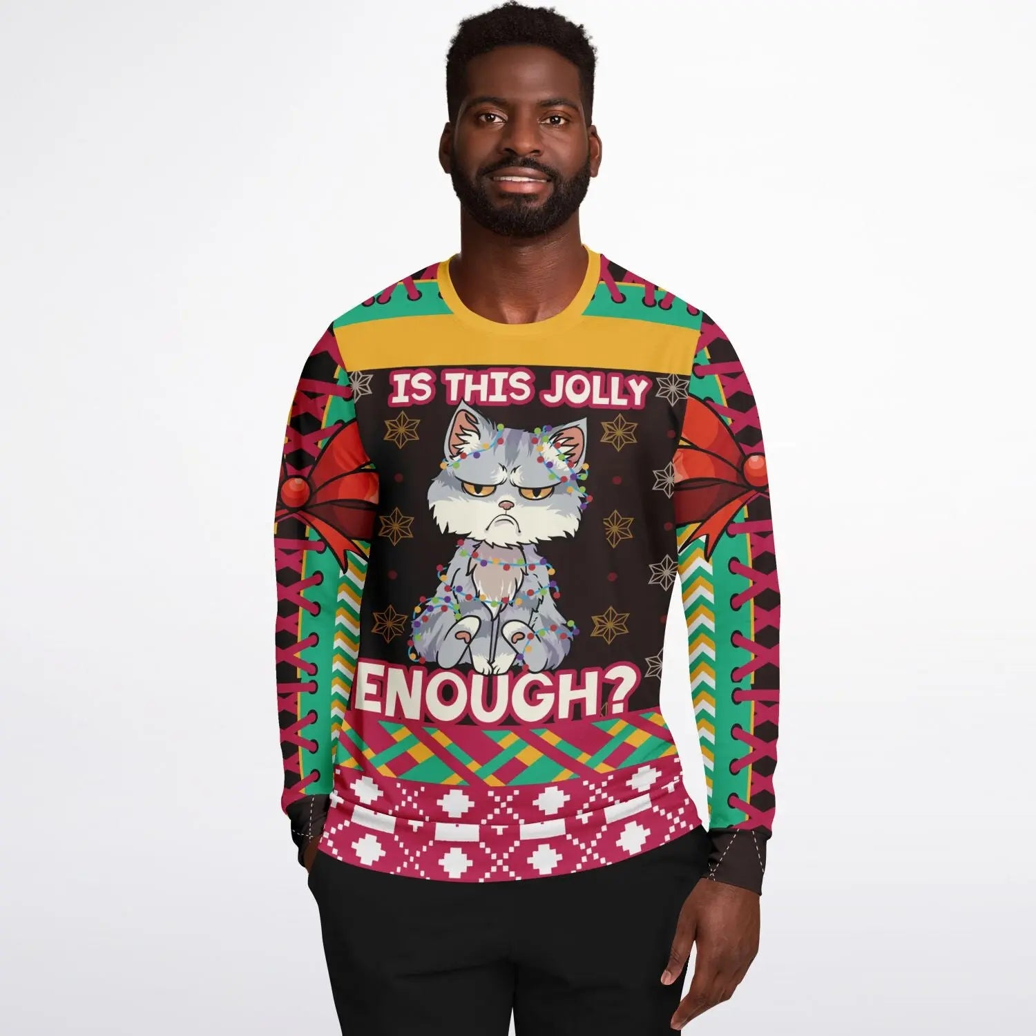 Is This Jolly Enough? - Ugly Sweatshirt NECRO SUPER STORE