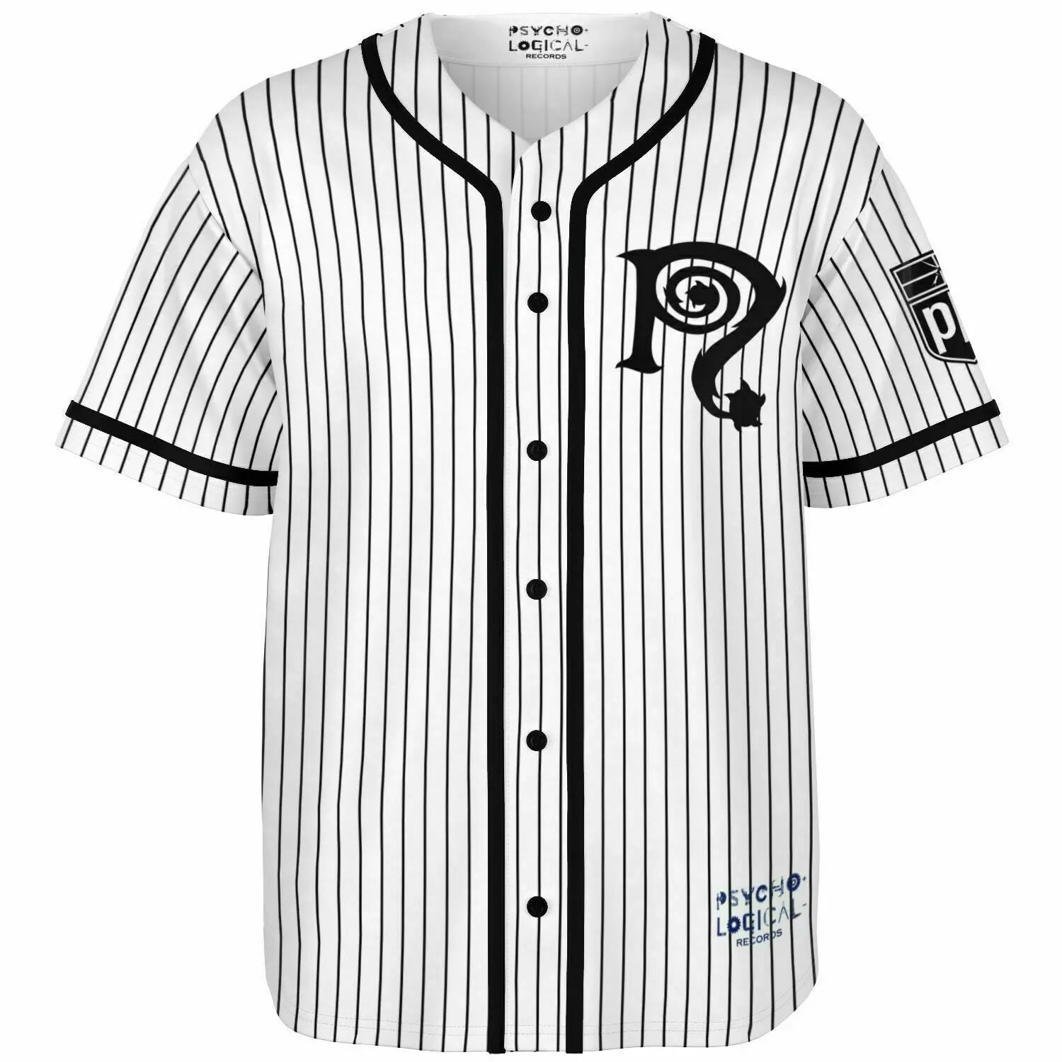 Necro - Pinstriped Baseball Jersey NECRO SUPER STORE