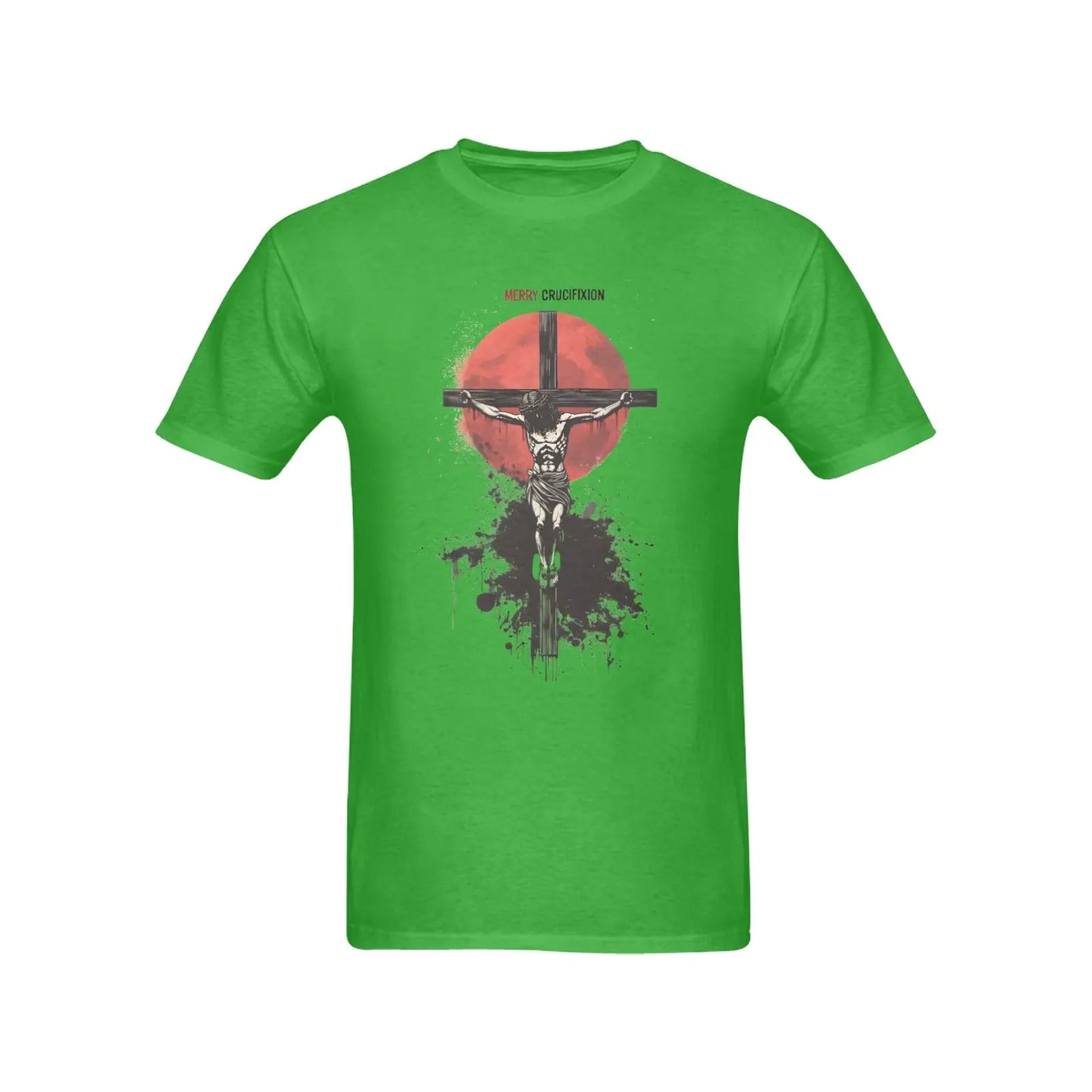 Merry Crucifixion - Gildan T-shirt 100% Cotton Inkedjoy