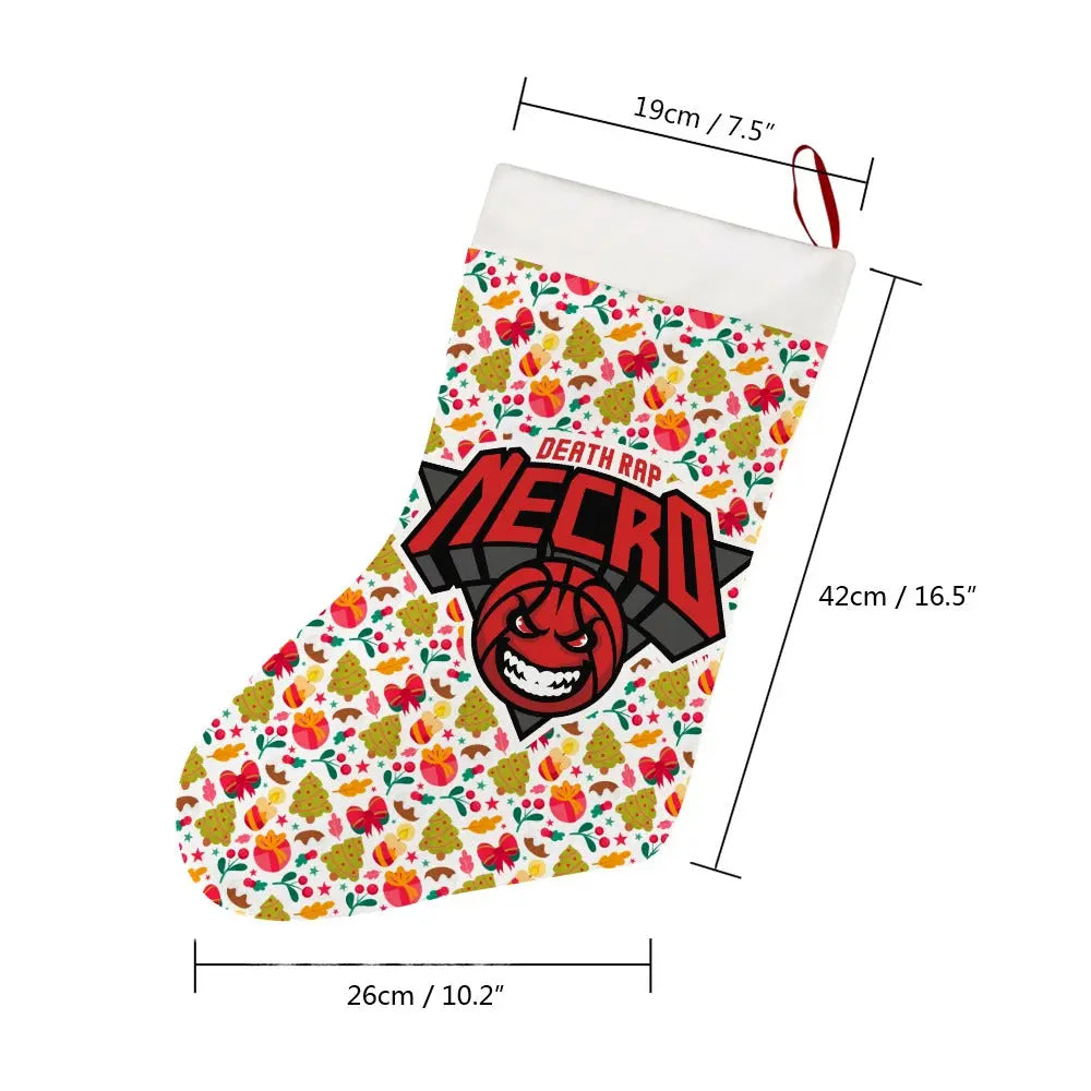 Necro Death Rap Knicks Logo - Christmas socks Inkedjoy