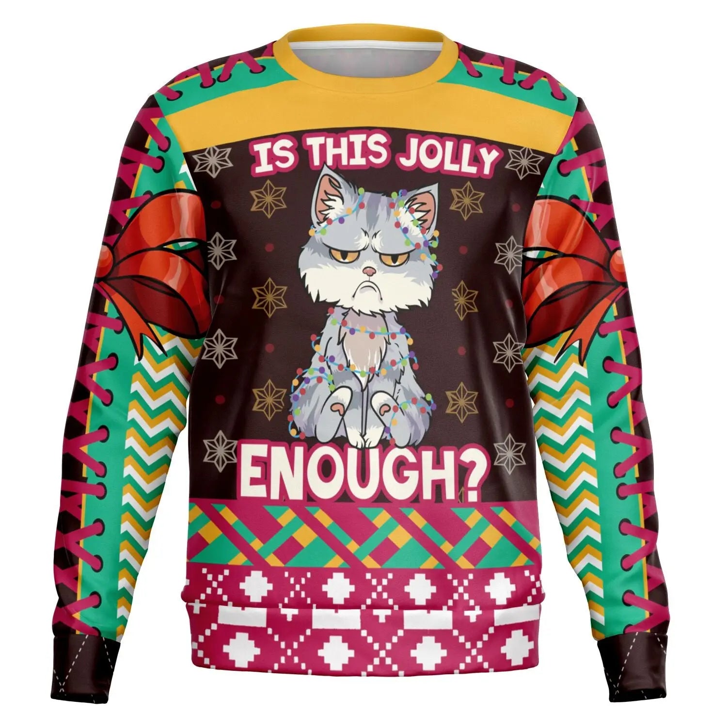 Is This Jolly Enough? - Ugly Sweatshirt NECRO SUPER STORE