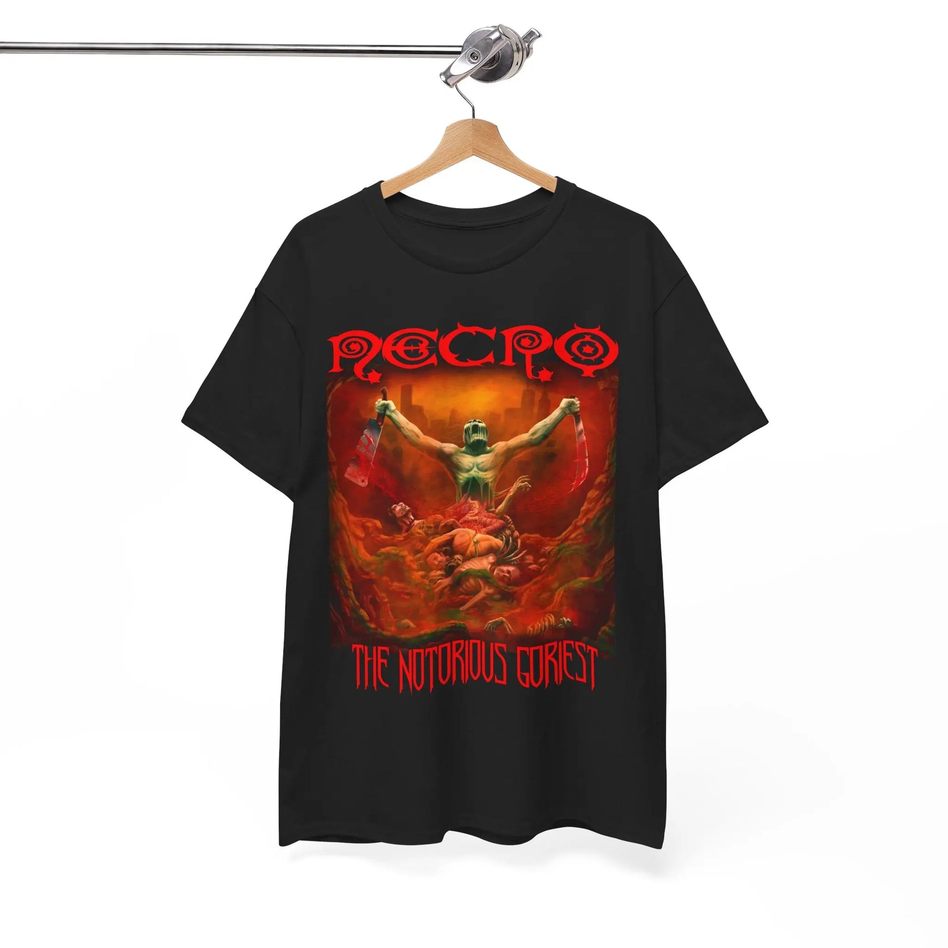 Necro - The Notorious Goriest - Heavy Cotton Tee - Gilden 5000 Printify