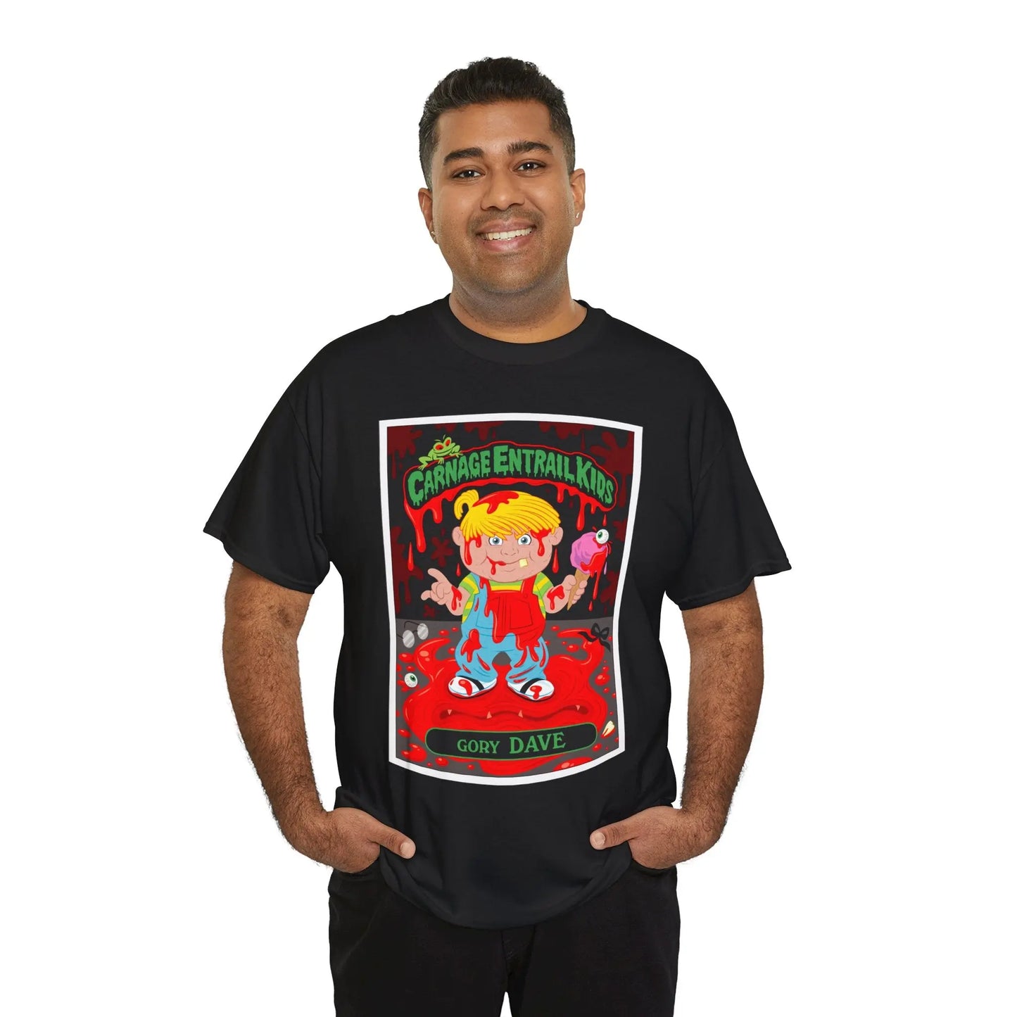 Carnage Entrail Kids - Gory Dave - Heavy Cotton Tee - Gilden 5000 Printify