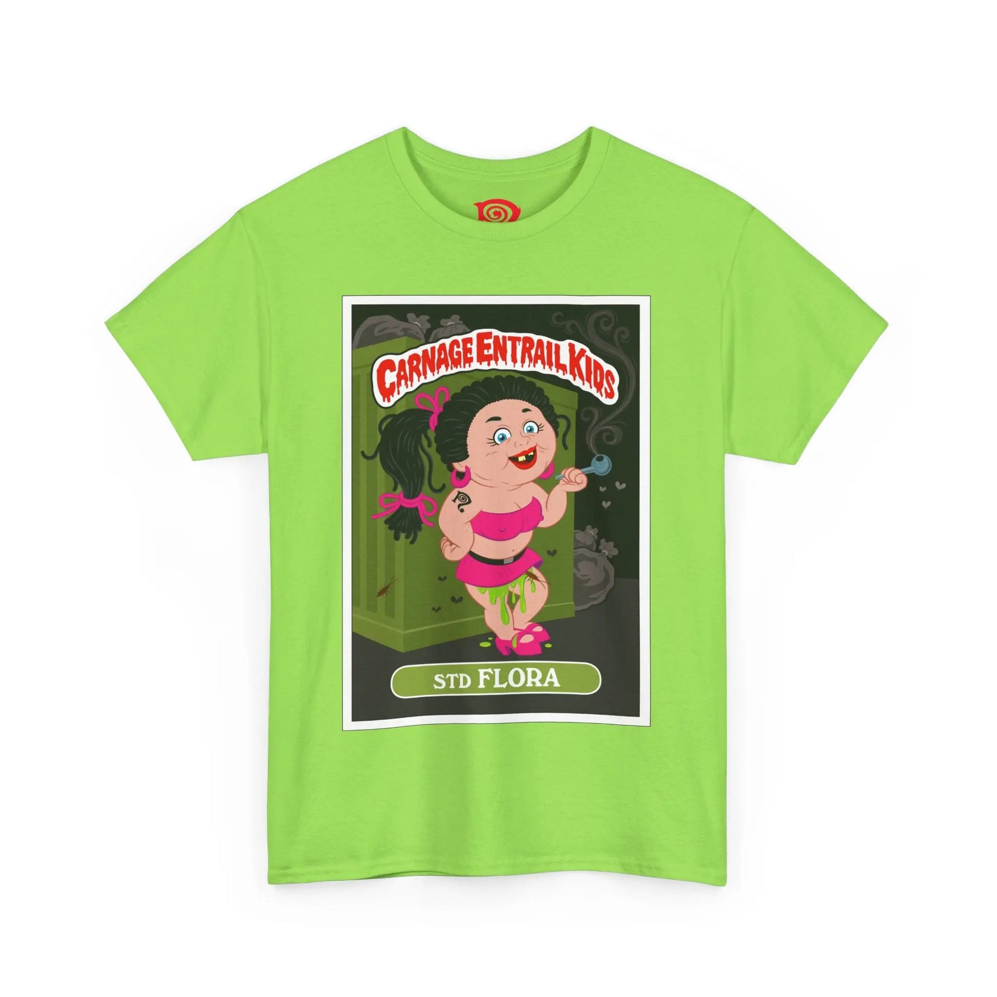 Carnage Entrail Kids - STD Flora - Heavy Cotton Tee - Gilden 5000 Printify