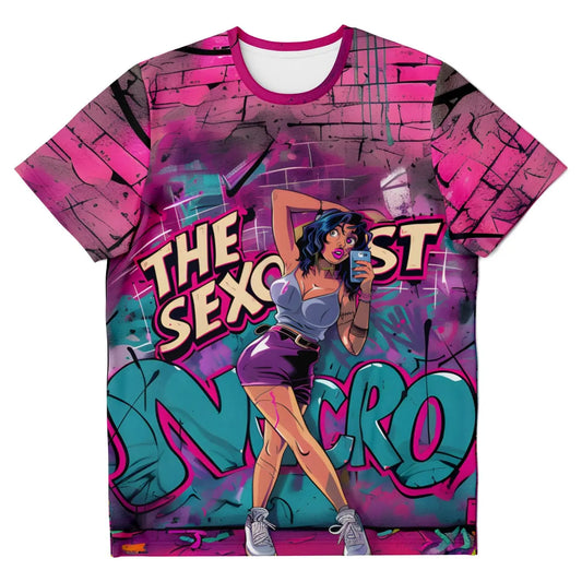 Sexorcist - Graffiti Girl - All Over Print T-Shirt - NECRO SUPER STORE