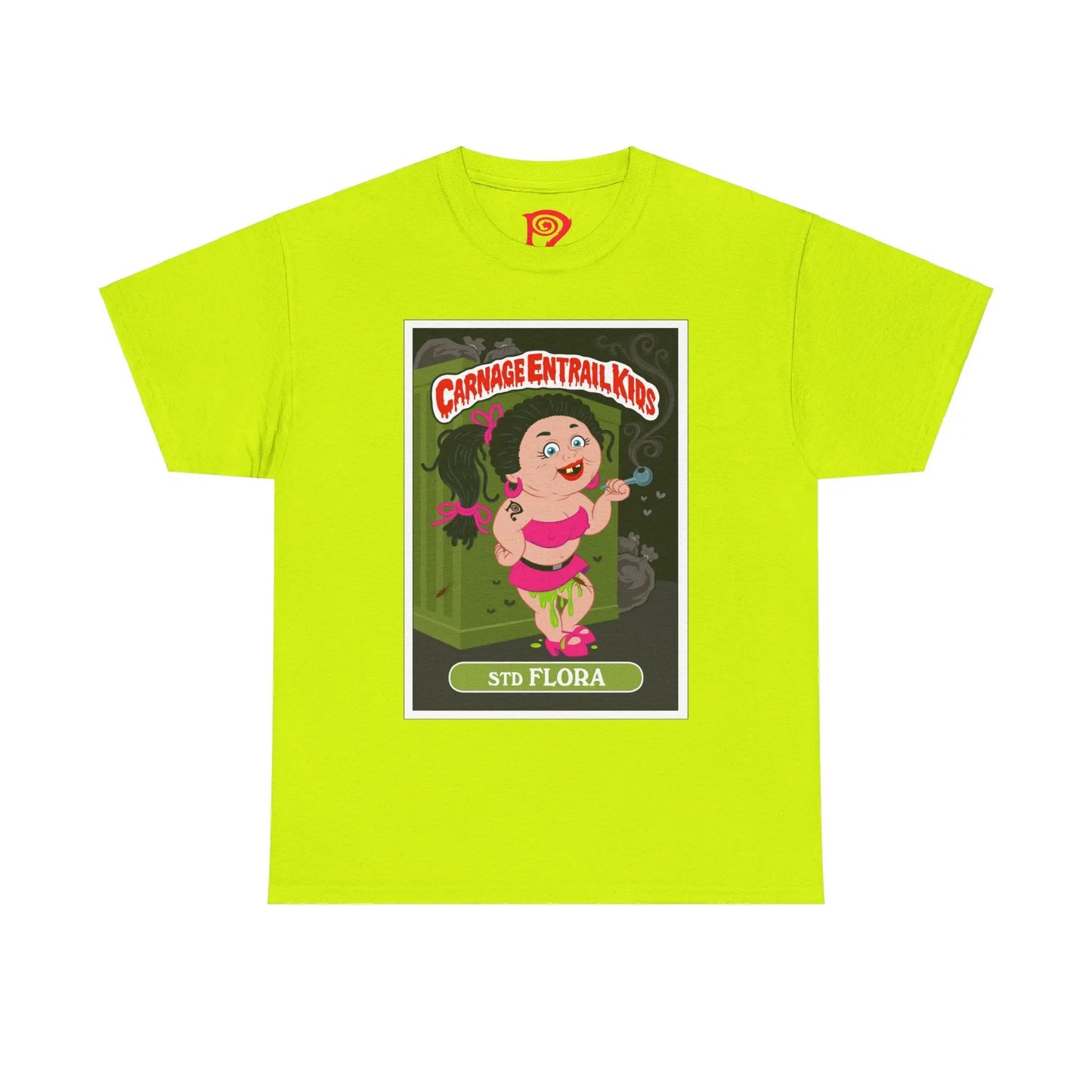 Carnage Entrail Kids - STD Flora - Heavy Cotton Tee - Gilden 5000 Printify