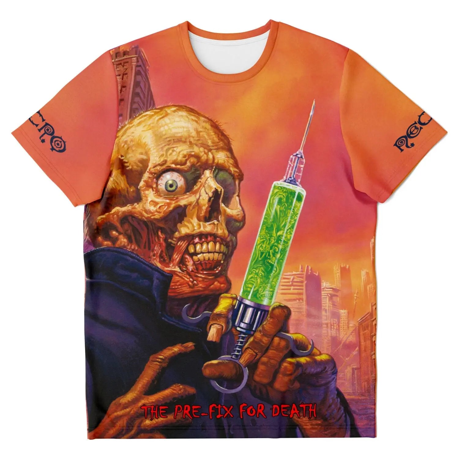 Necro - The Pre-Fix For Death - All Over Print T-Shirt - NECRO SUPER STORE