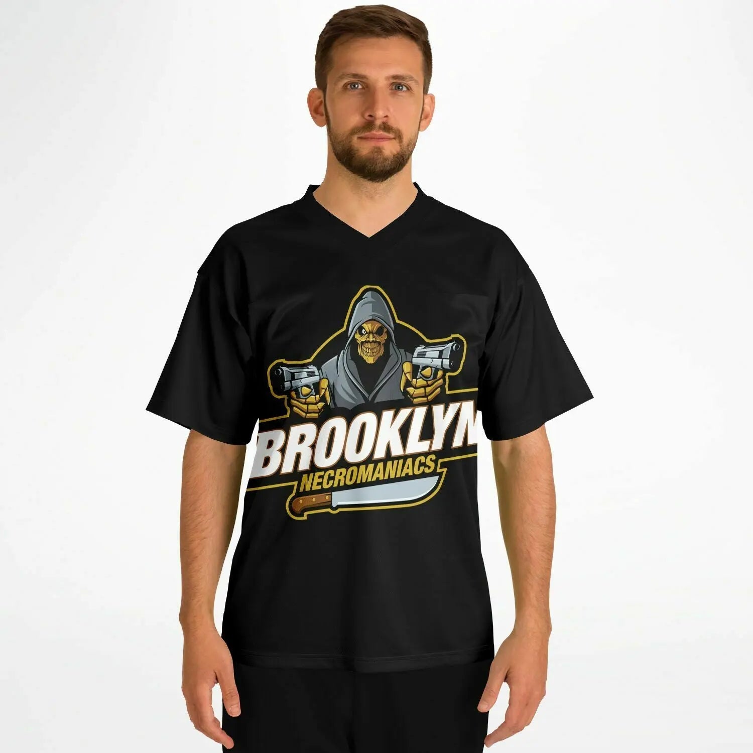 Necro - Brooklyn Necromaniacs - Football Jersey NECRO SUPER STORE