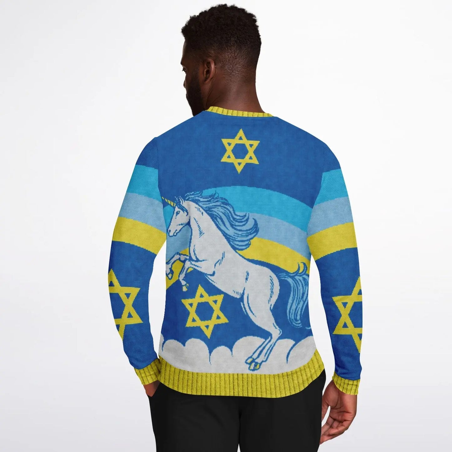 Jewnicorn - Ugly Christmas Sweatshirt NECRO SUPER STORE