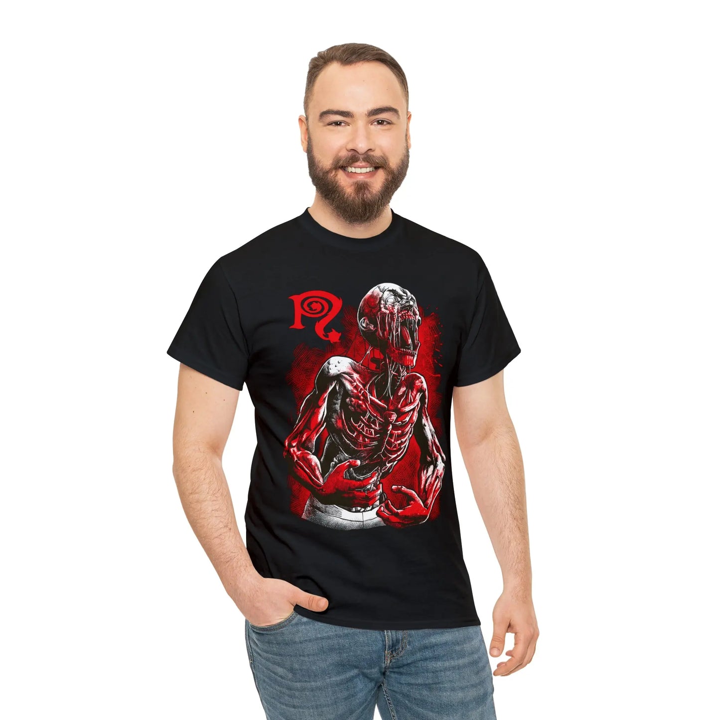 Necro - Agony - Heavy Cotton Tee - Gilden 5000 - NECRO SUPER STORE