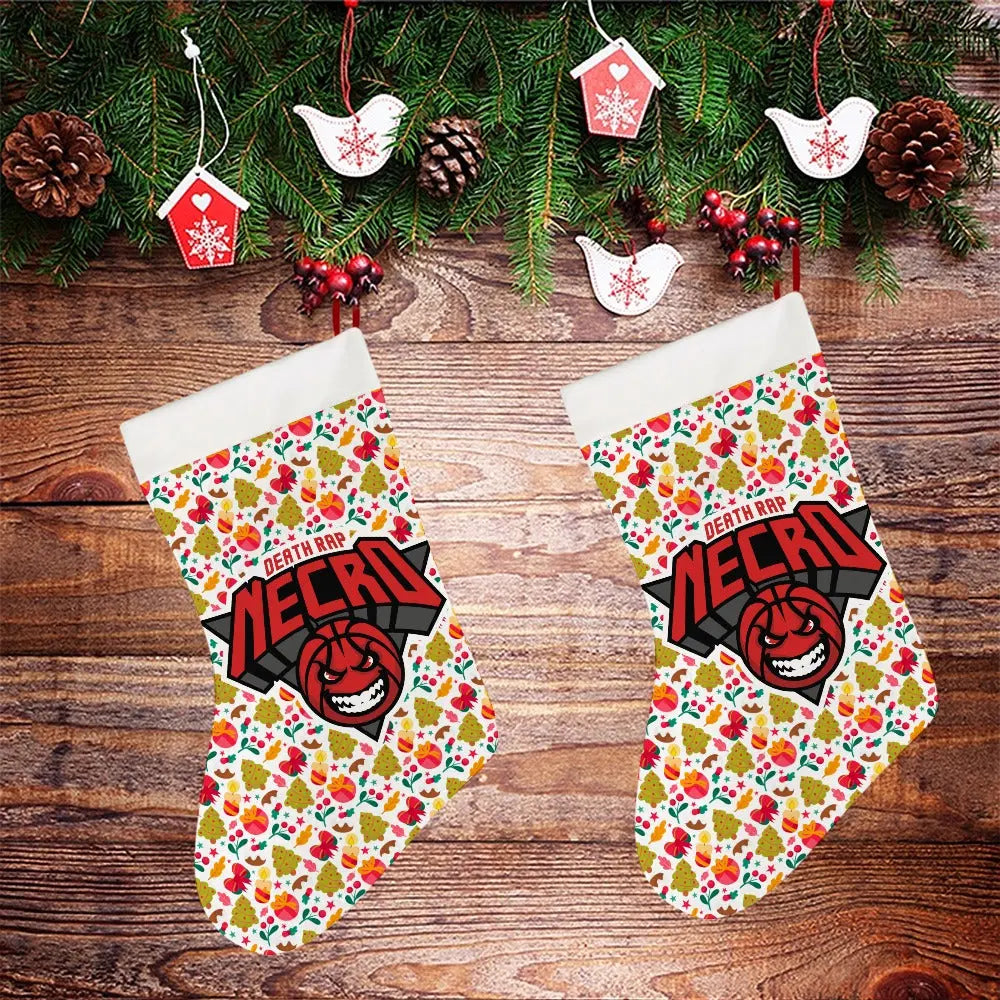 Necro Death Rap Knicks Logo - Christmas socks Inkedjoy