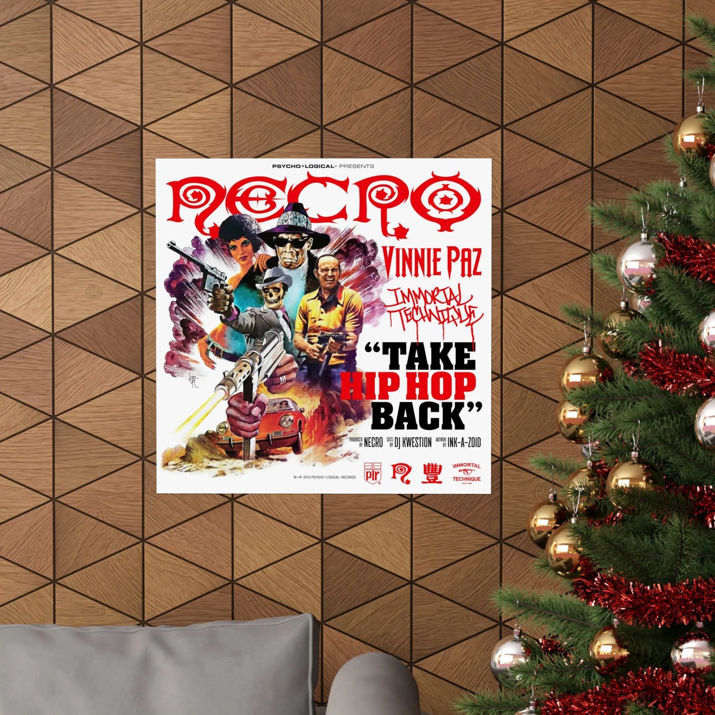 Necro - Take Hiphop Back - Poster – NECRO SUPER STORE