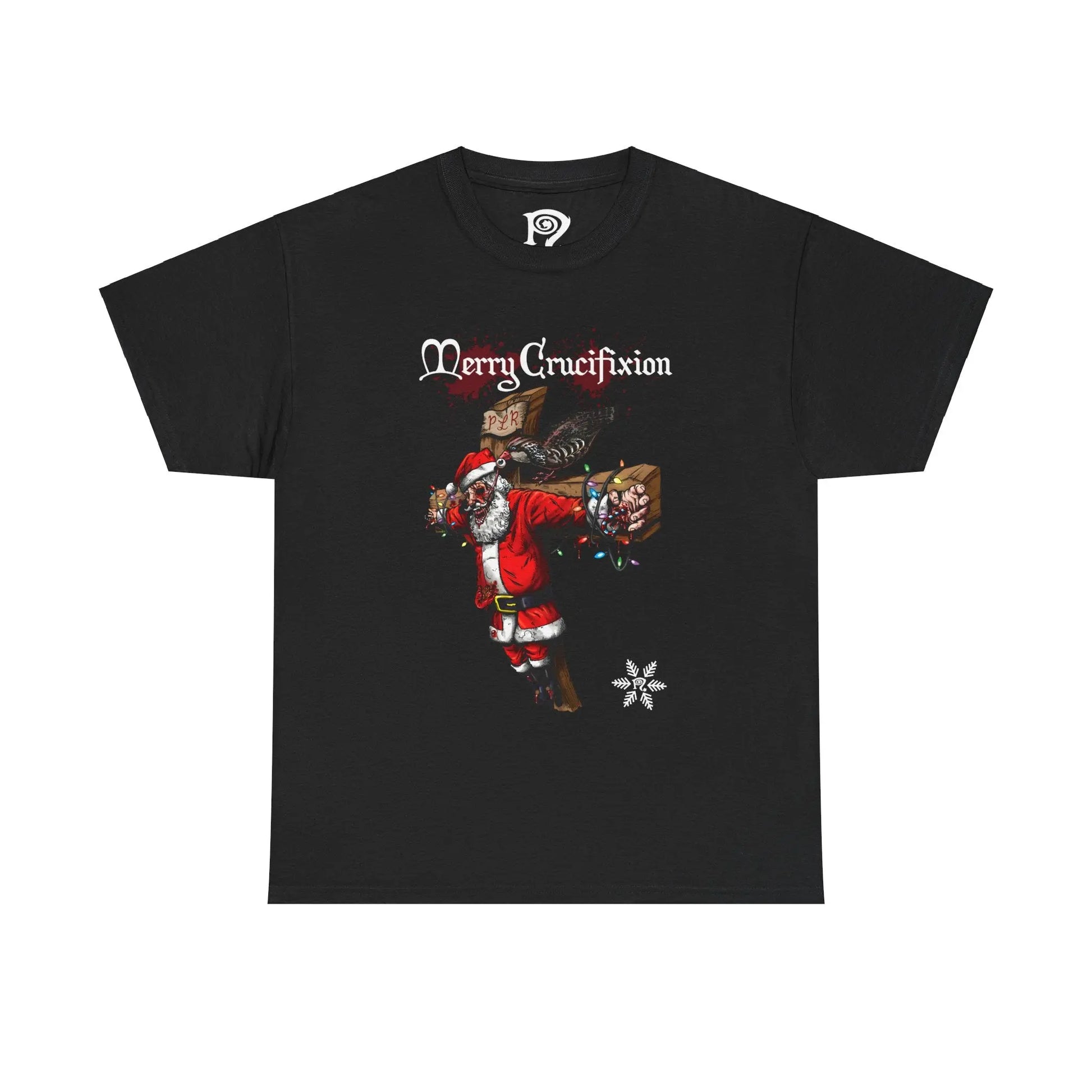 Merry Crucifixion - Heavy Cotton Tee - Gilden 5000 Printify