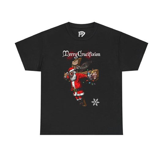 Merry Crucifixion - Heavy Cotton Tee - Gilden 5000 Printify