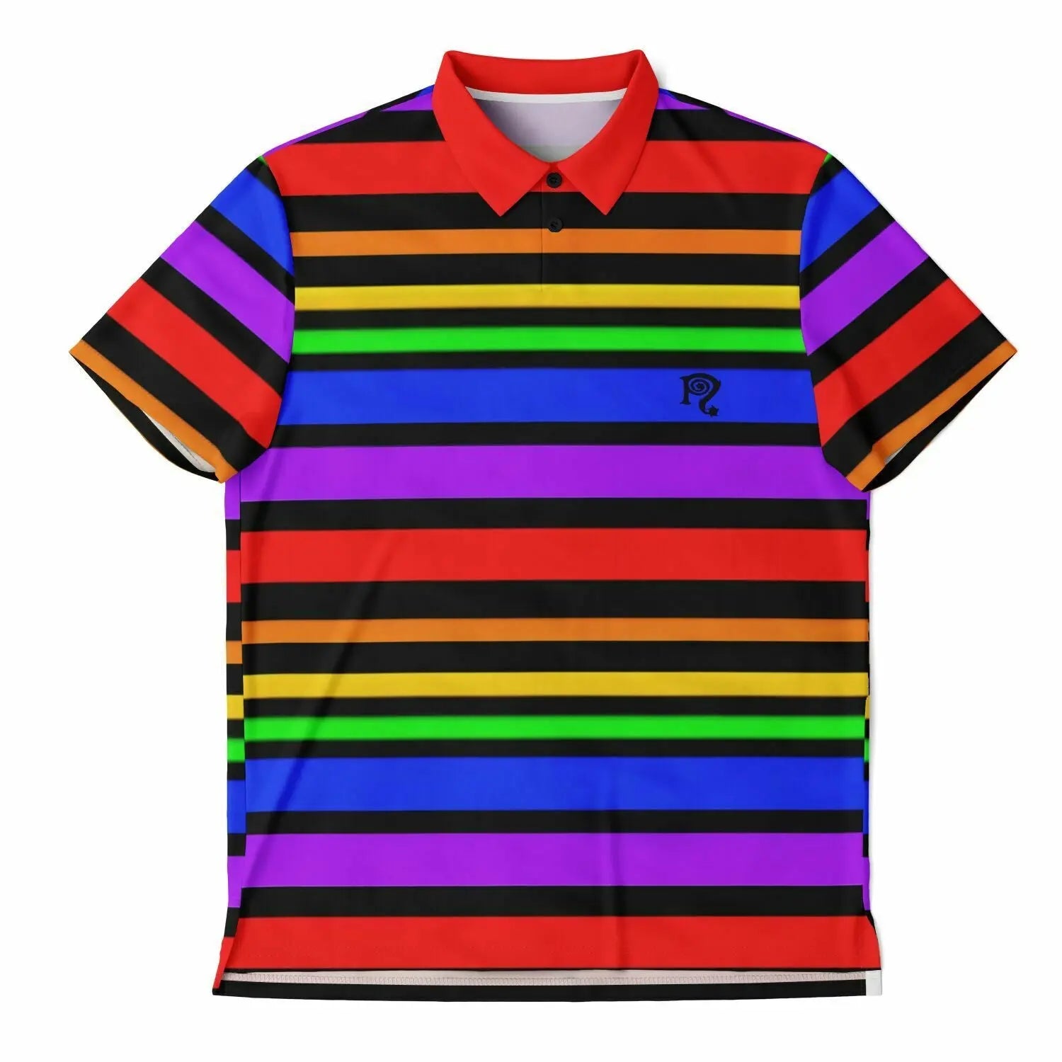 Necro - Red/Blue/Blk N - Polo Shirt NECRO SUPER STORE