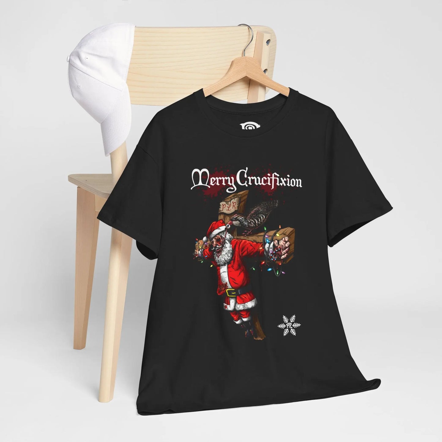 Merry Crucifixion - Heavy Cotton Tee - Gilden 5000 Printify