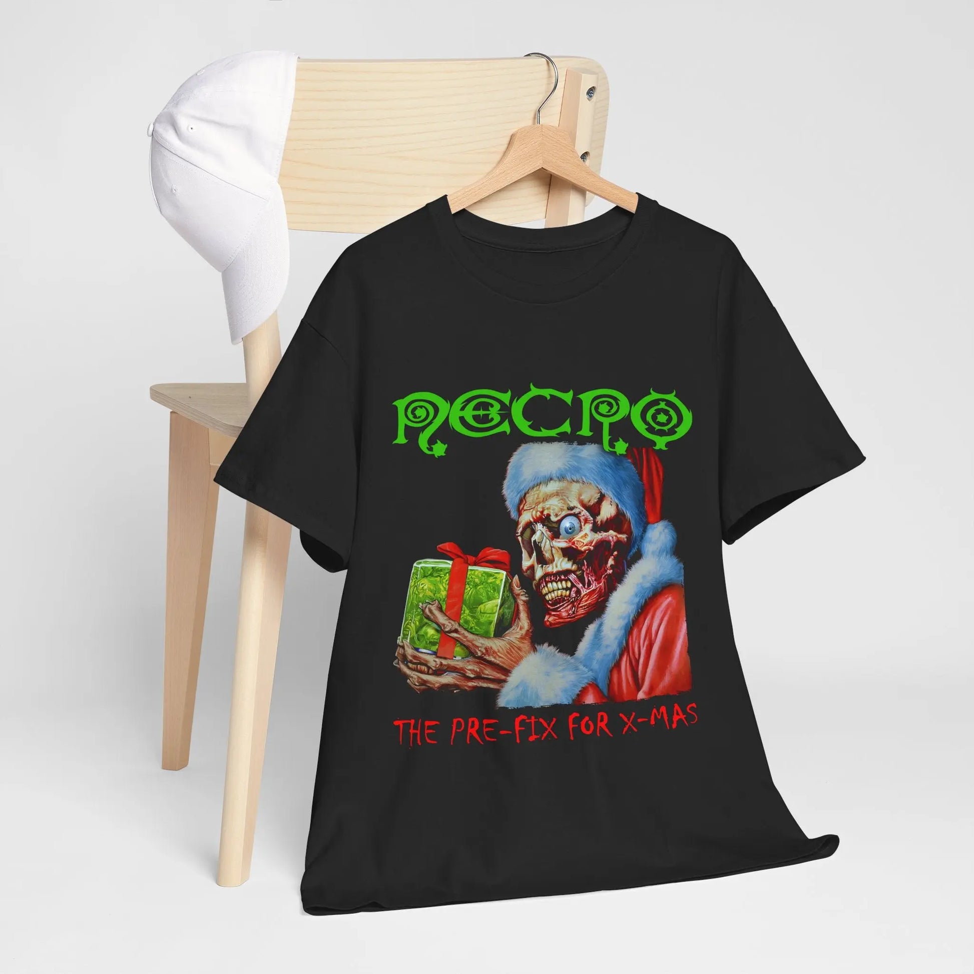 Necro - The Pre-Fix For X-Mas - Heavy Cotton Tee - Gilden 5000 Printify