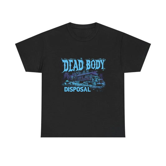 Necro - Dead Body Disposal - Heavy Cotton Tee - Gilden 5000 - Black Printify