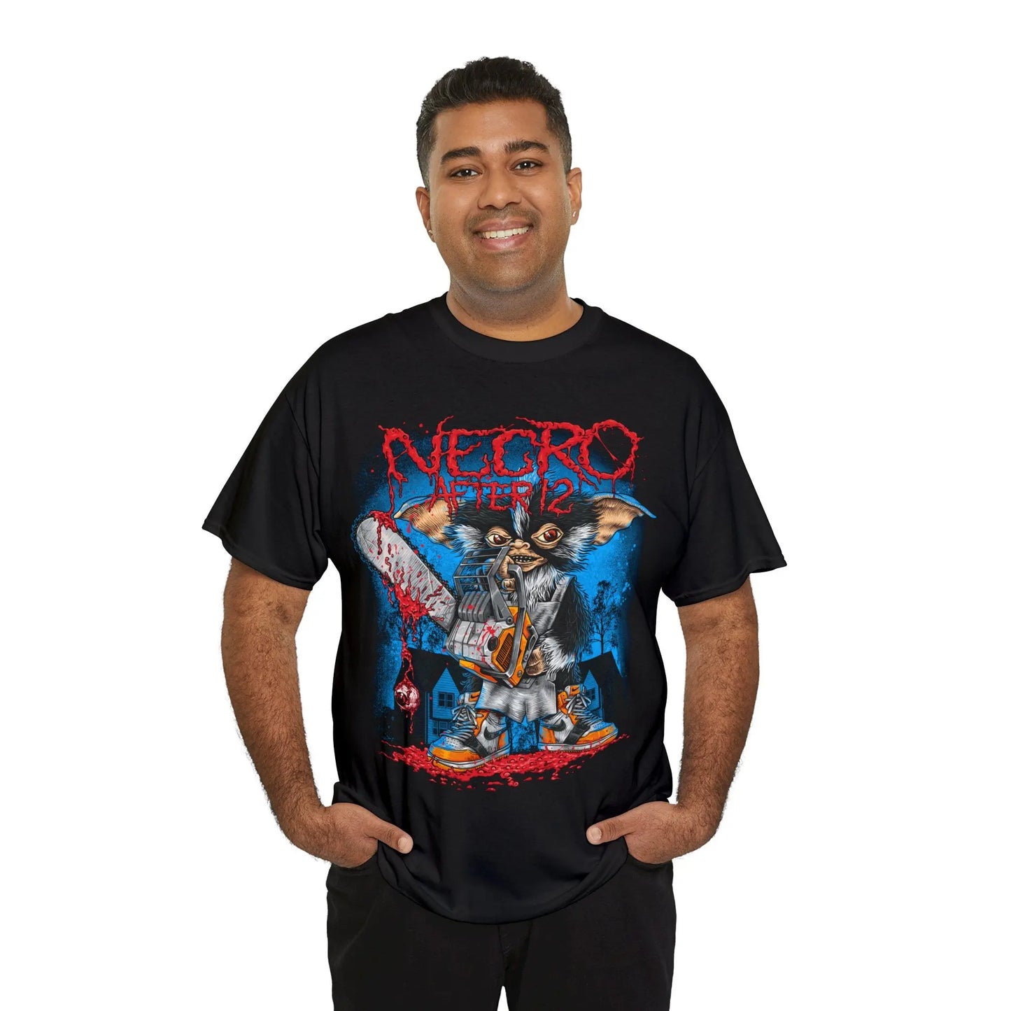 Necro - Evil Gizmo - Heavy Cotton Tee - Gilden 5000 - NECRO SUPER STORE